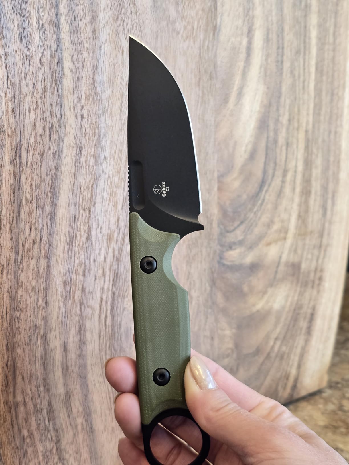 Kizer Cabox Fixed Blade Knife, 3.36
