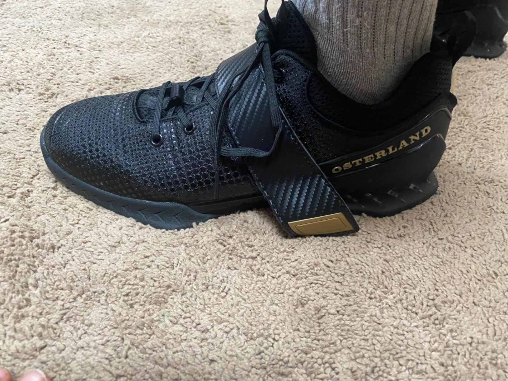 Osterland Weightlifting Shoes for Men Women,1.4 Inch Squat Shoes | High-Performance Non Slip Breathable Training Shoes for Lifting Powerlifting Deadlifts Gym Workout customer photo 1
