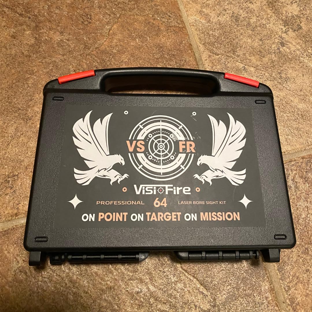 Visiofire Tool-Free Laser Bore Sight Kit : Green Laser Bore Sighter with 64 Upgraded Adapters fit 0.17 to 12 GA Calibers| Multi-Caliber Laser Bore Sighting Kit for All Gun| Powerful Boresighter customer photo 2