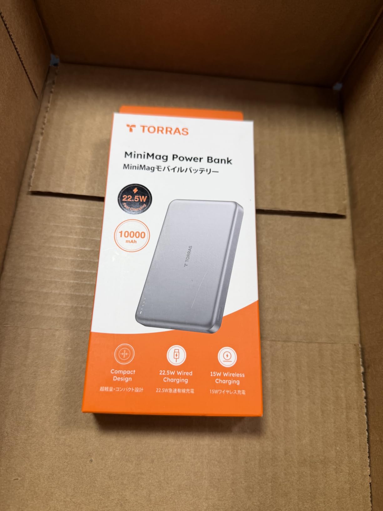 TORRAS MiniMag Power Bank, Ultra-Slim 10,000mAh Magnetic Wireless Portable Charger, 22.5W Fast Charging customer photo 1