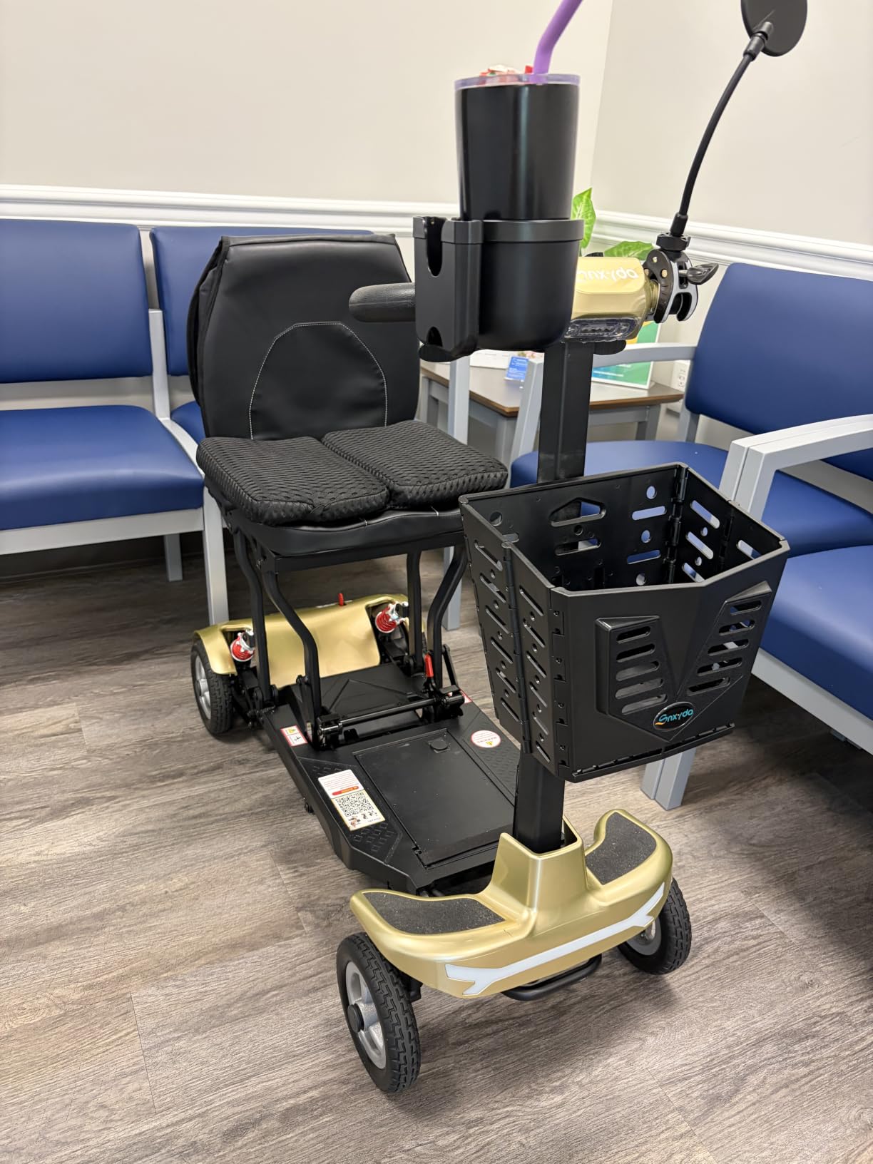 4-Wheel Folding Mobility Scooters for Seniors & Adults - 37.5lbs Light | Portable Travel Electric Scooter, Airport & Cruise Approved, All-Terrain Motorized Scooter, 275lbs Capacity, Adjustable Speed customer photo 2