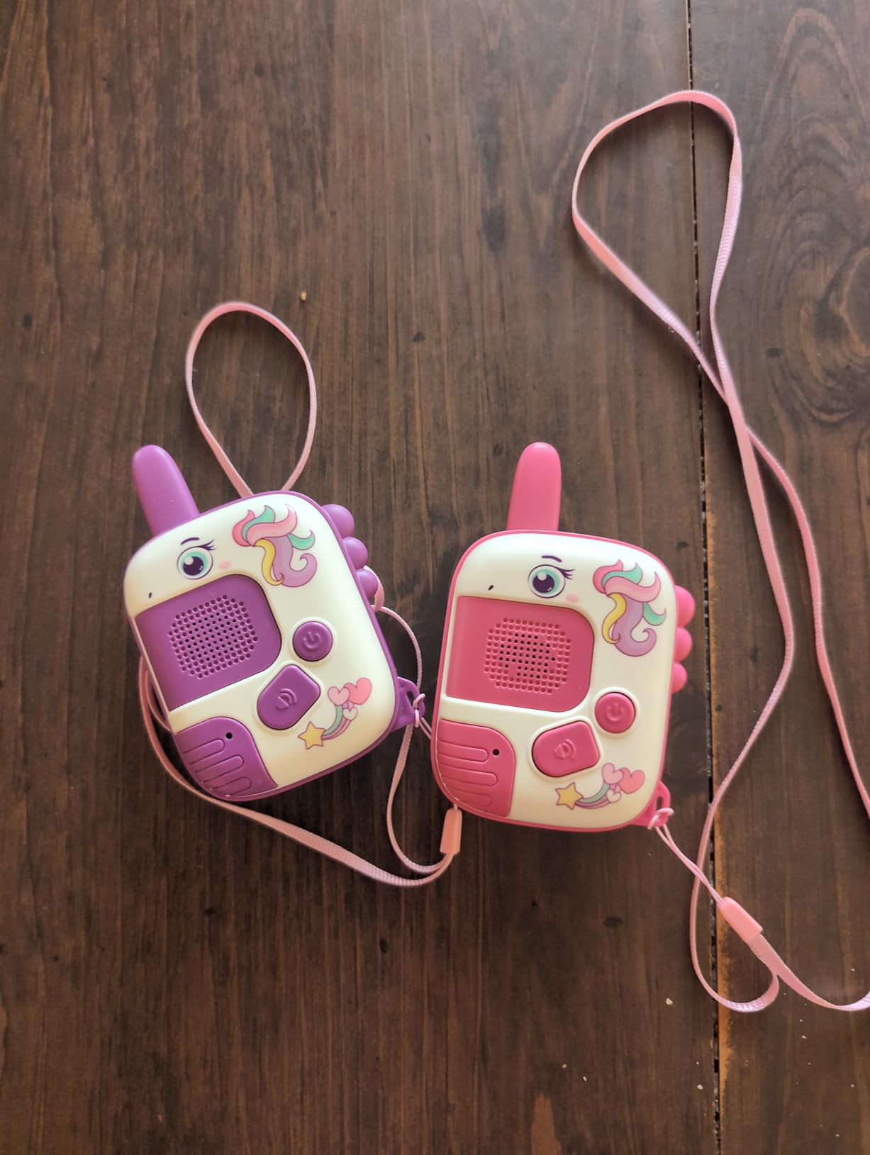 Walkie Talkies Toys for Girls: Unicorn Toys 2 Pack Birthday Gifts for 3 4 5-7 8 Year Old Girls Toy for 4 5 6 7 8-10 Year Old Camping Outdoor Game, Christmas Stocking Stuffers for Girls Kids customer photo 2