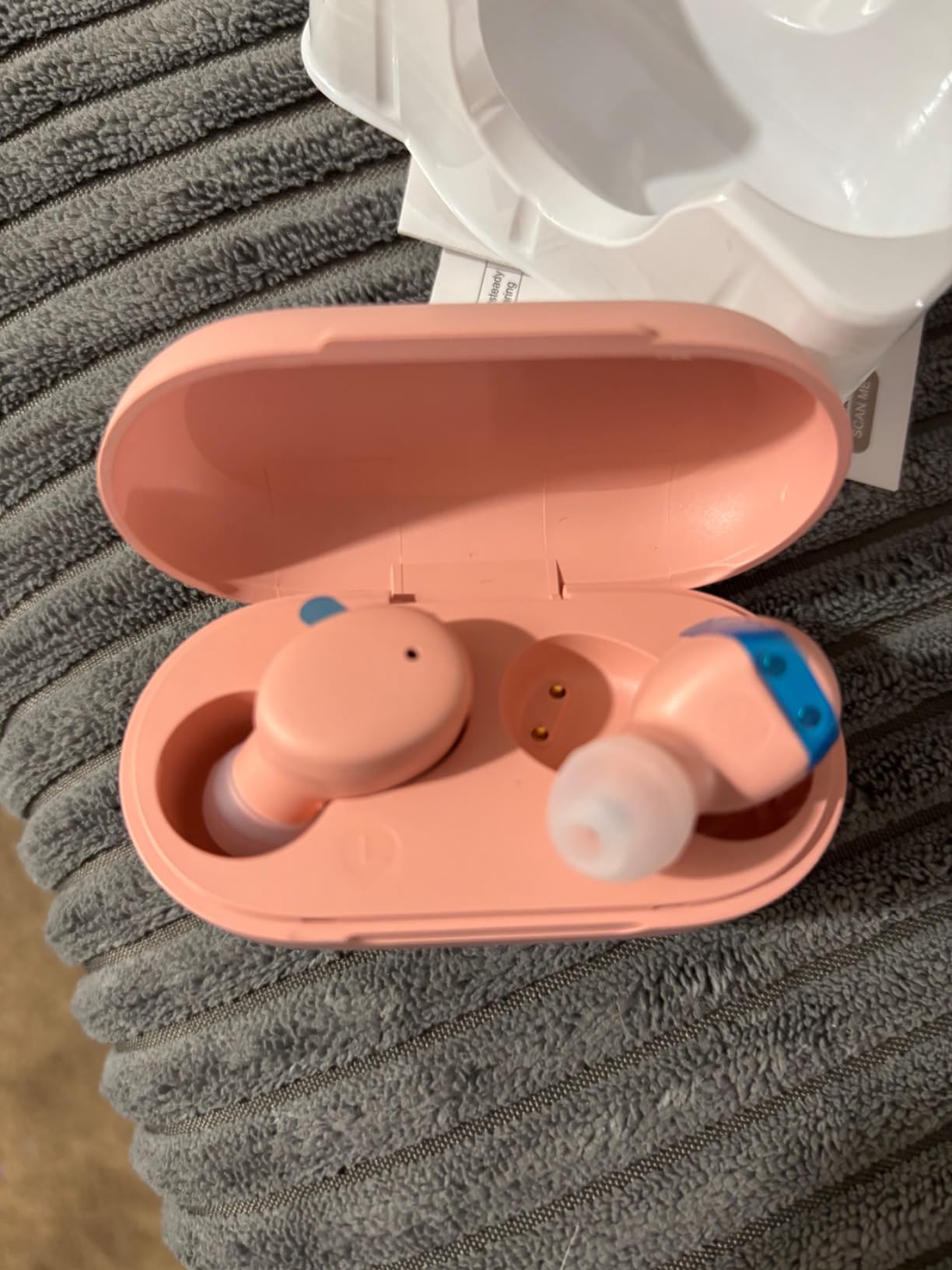MOZOTER S8 Mini Wireless Earbuds Bluetooth 5.3 in Ear Light-Weight Headphones,60Hrs Playtime Ear Buds with Charging Case,Bluetooth Headsets,Premium Sound with Deep Bass for Sport-Pink customer photo 2