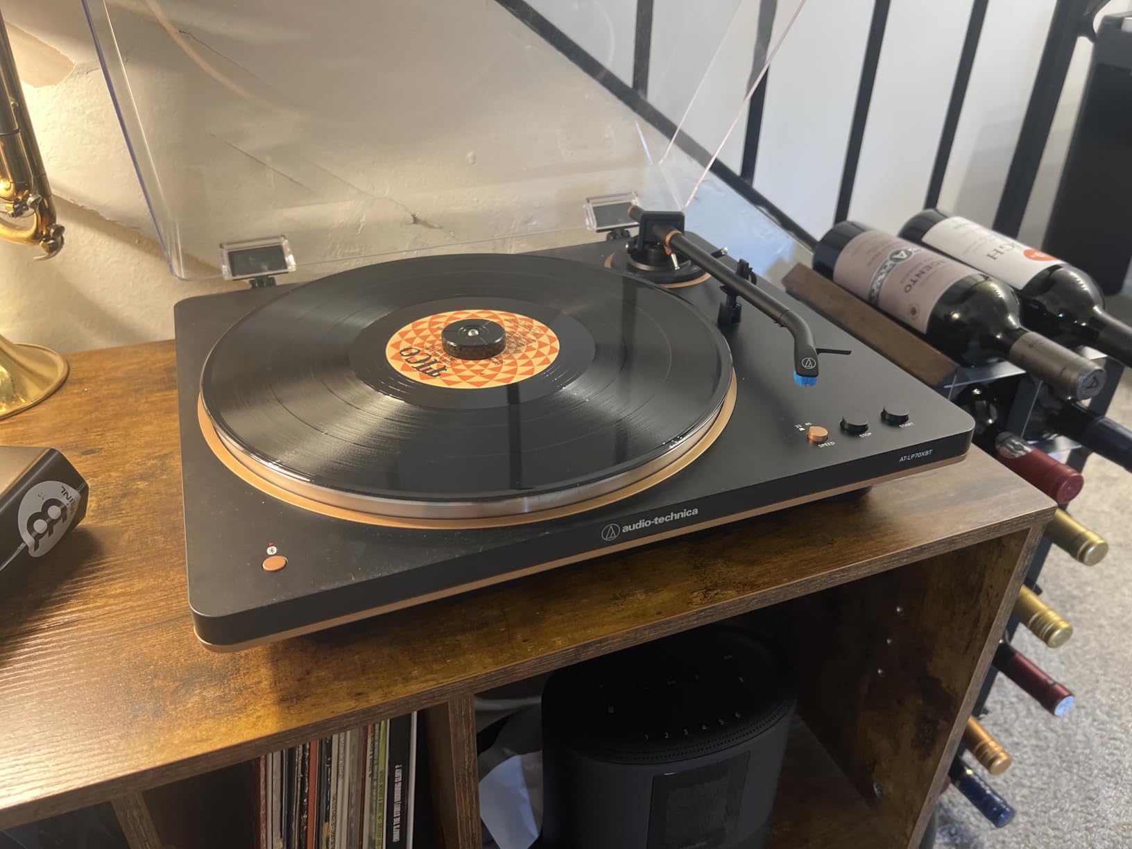 Audio-Technica AT-LP70XBT Wireless Turntable (Black/Silver) customer photo 2