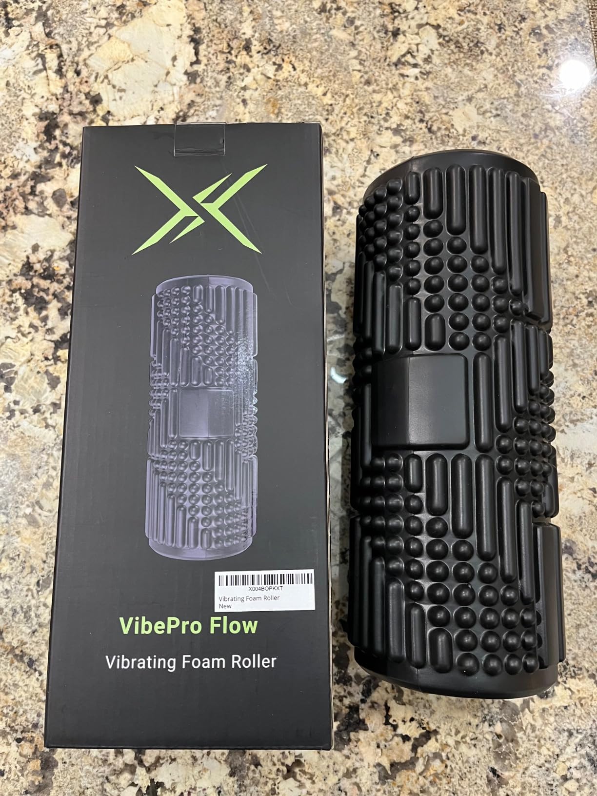 VibePro Flow Vibrating Foam Roller - 5-Mode Vibrating Massage Roller for Muscles Deep Tissue, Recovery, & Pain Relief - High-Intensity Electric Foam Roller for Back, Legs & Shoulders - Rechargeable customer photo 1