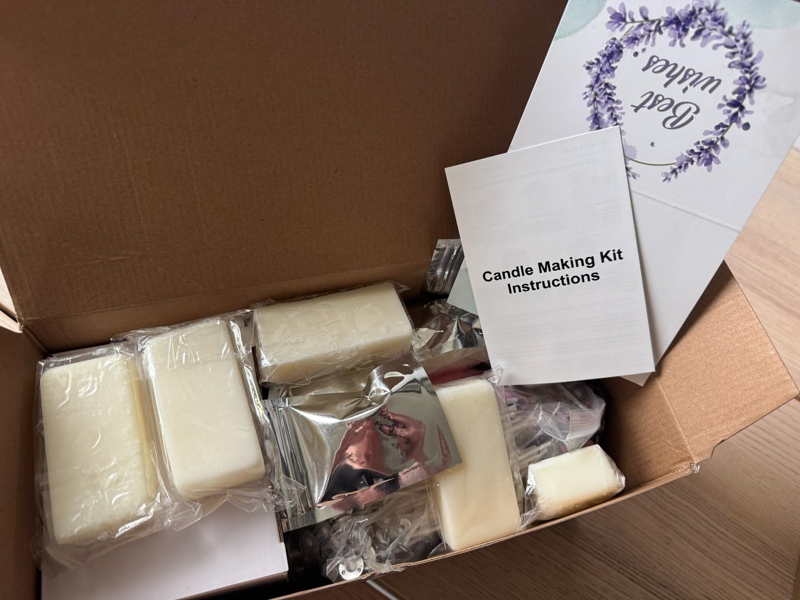 Candle Making Kit for Adults - DIY Scented Candles Making Supplies with Soy Wax, Wax Melter, Essential Oils, Color Dyes, Wicks Sticker, Candle Tins - Full Candle Making Set - Perfect Home Decoration customer photo 2