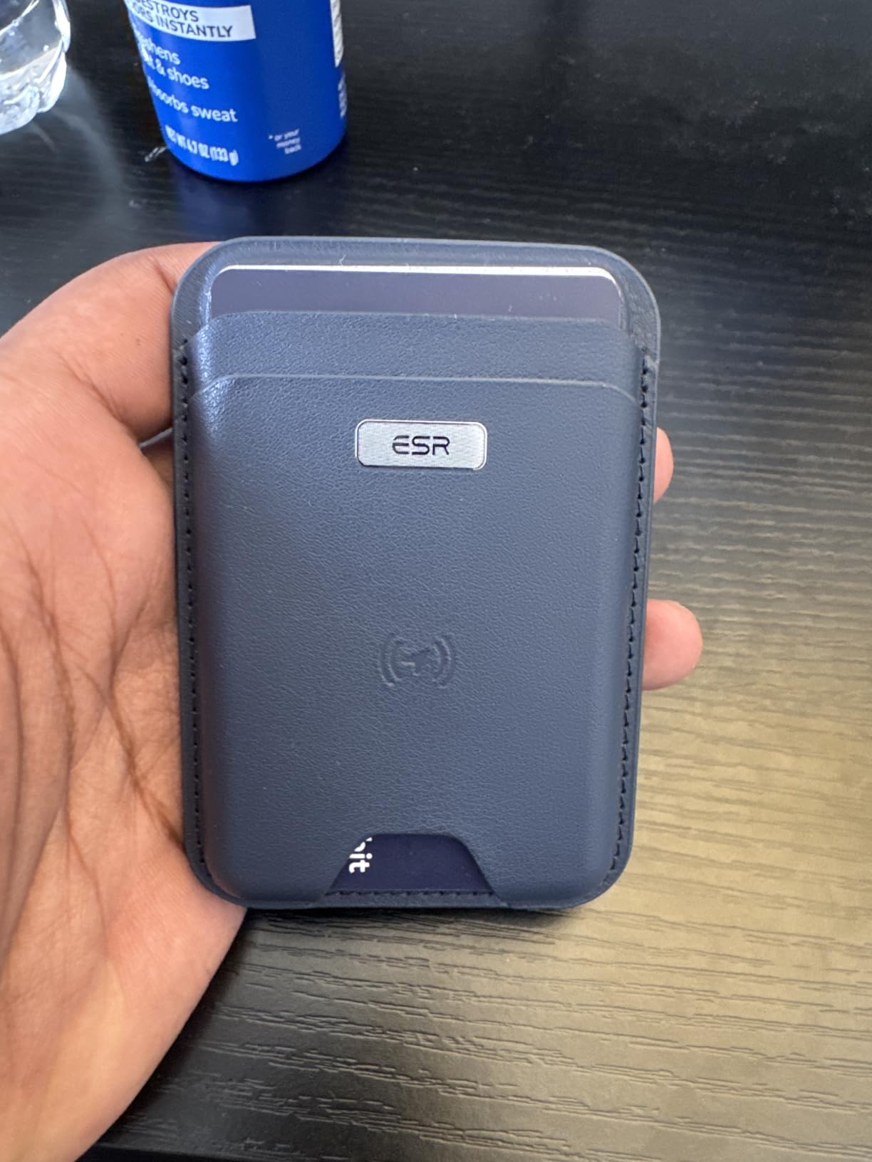 ESR Geo for MagSafe Wallet with Full Find My Functionality, 5 Card Holder | RFID Blocking, Strong Magnetic Wallet for iPhone 17 Pro Max 17e 16 15 14 13 12 Series (Not for 13/12 mini), Black customer photo 2