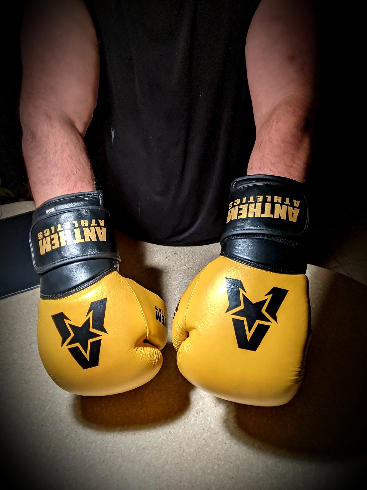 Anthem Athletics Stormbringer Full Grain Leather Boxing Gloves Men Women Muay Thai Gloves 12 oz 14 oz or 16 oz Boxing Gloves customer photo 1
