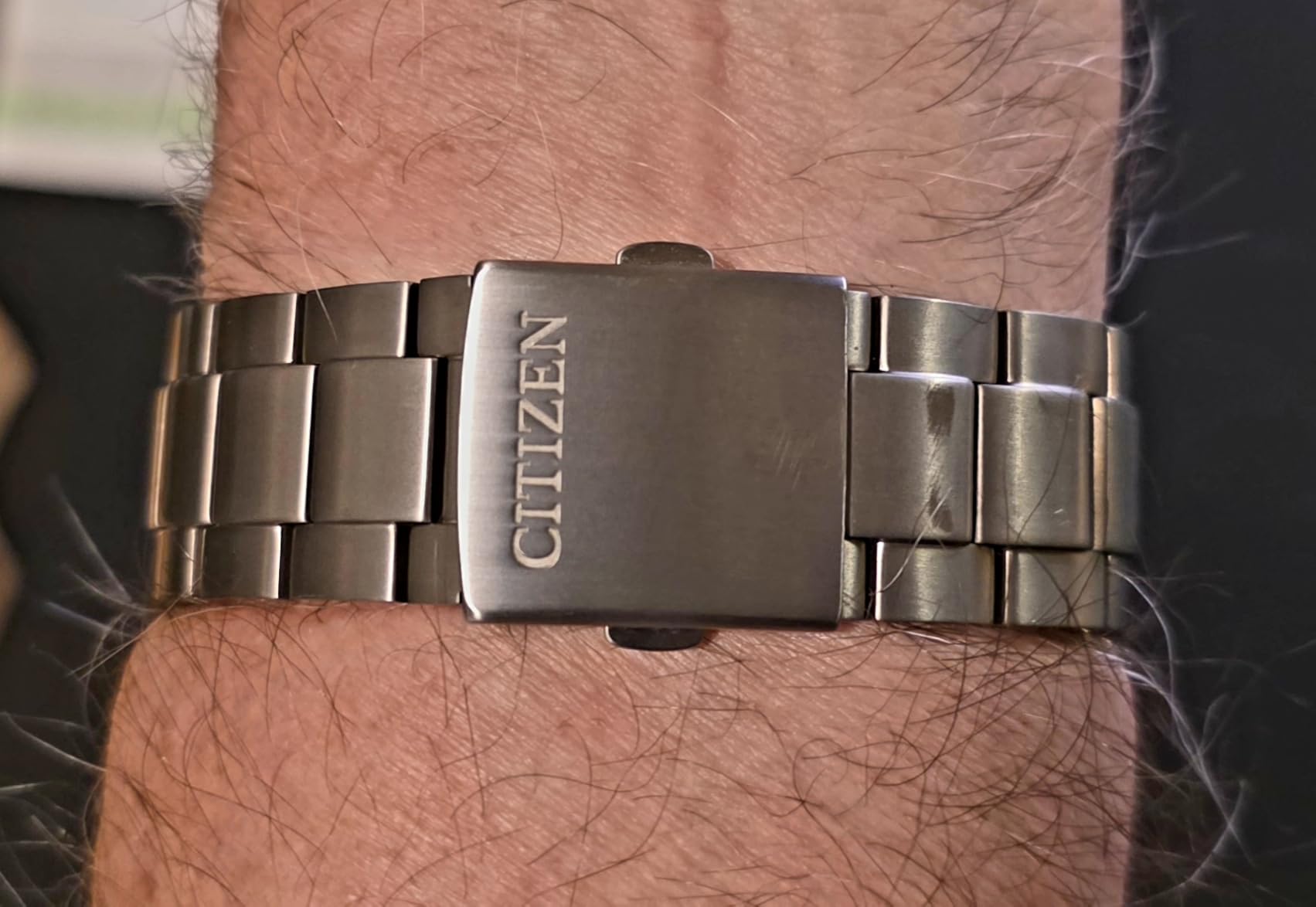 Citizen Men's Eco-Drive Weekender Garrison Field Watch in Super Titanium customer photo 2