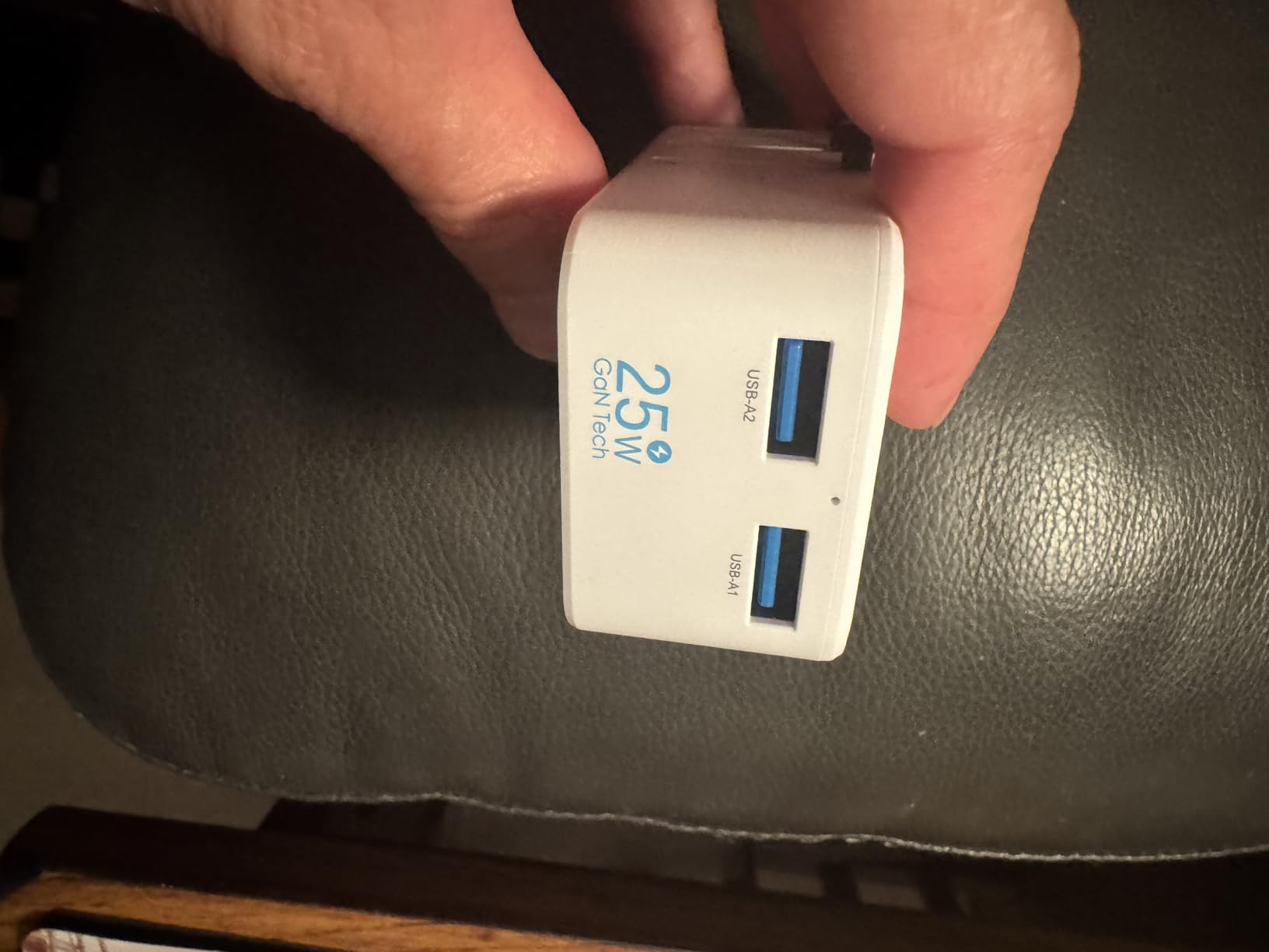 Universal Travel Adapter, 2 USB-C & 1 USB-A, Cover 200+ Countries | PD 20W, International Plug Adapter, All in One Portable Adapter, NOT A Voltage Converter, for USA, UK, EU, AU (White) customer photo 1