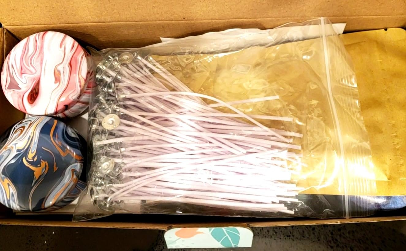 SUPERSUN Candle Making Kit for Adults, DIY Candle Making Supplies for Adults, Beginners, Include Beeswax, Candle Tins, Wicks, Essential Oils, Dyes, DIY Candle Making Set Gift for Christmas customer photo 1