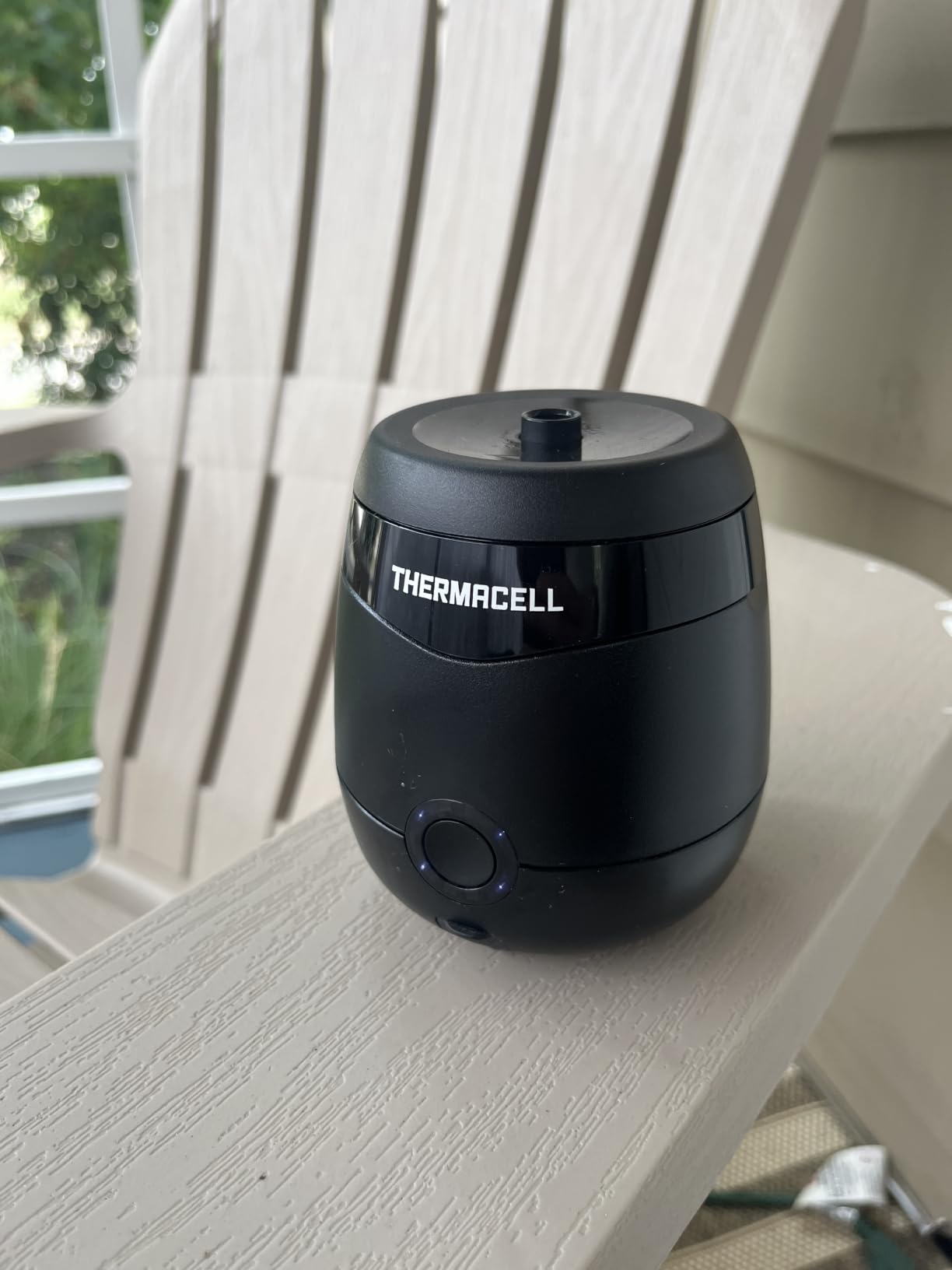 Thermacell E-ZoneGuard Patio + Mosquito Repeller, 6.5Hr Bat + Charging Dock | 20-FT Zone; 36Hr Refill; Rechargeable; Fast Charging; Proven Outdoor Protection; Bug Spray Alternative; Patio Shield; Scent Free; DEET-Free customer photo 1