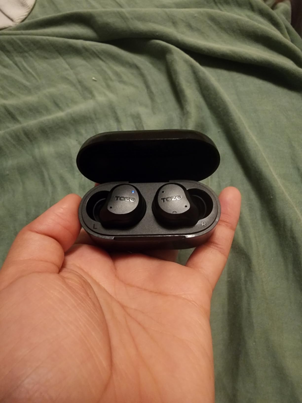 TOZO NC9 Hybrid Active Noise Cancelling Wireless Earbuds, 6 Mics ENC Clear Call, IPX8 Waterproof, in Ear Bluetooth 5.3 Headphones Stereo Bass Ear Buds 60H Playtime with LED Display customer photo 2