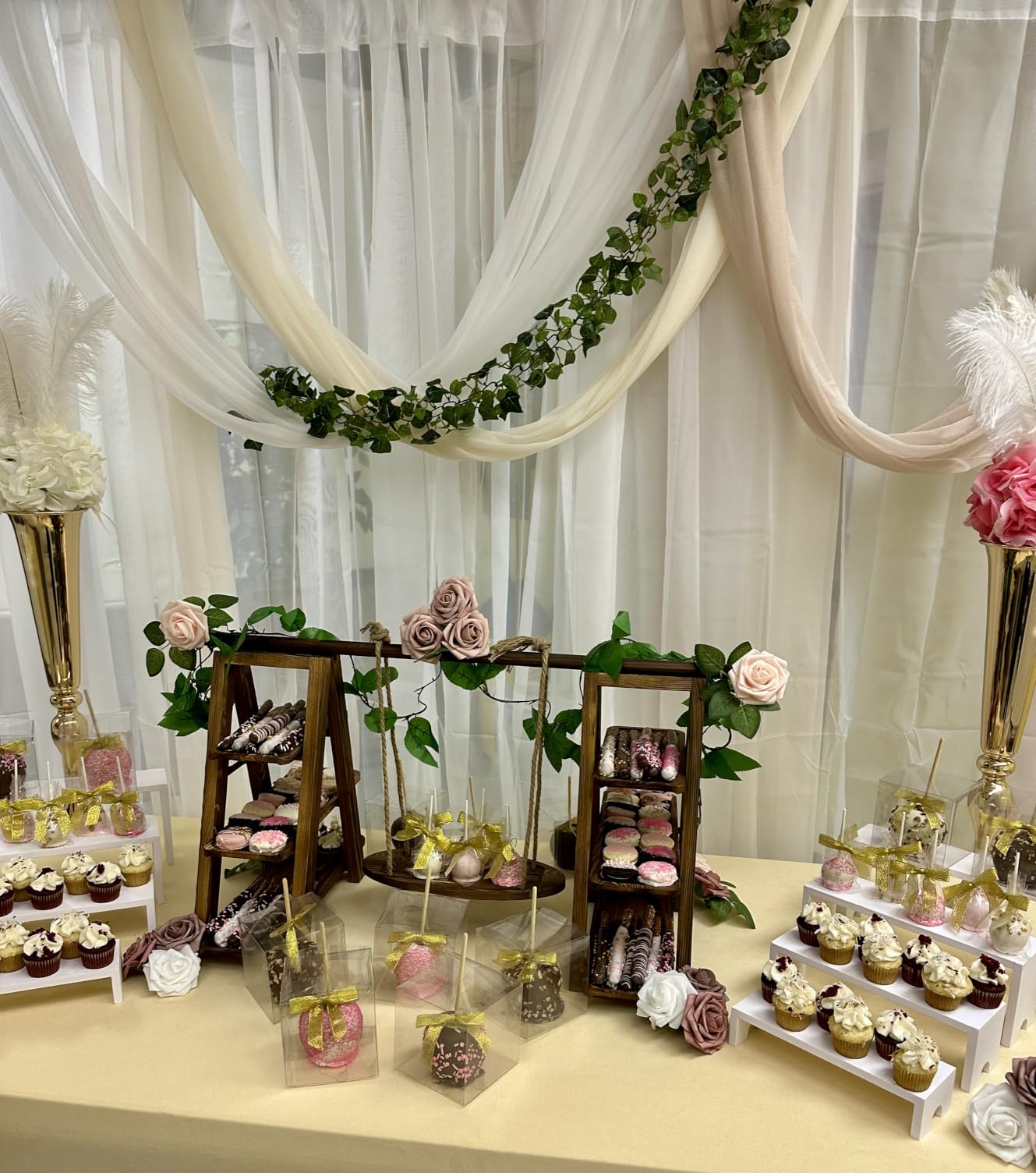 Backdrop Stand Kit - 6 Widths, 10x7.5ft Adjustable Background Stand for Parties & Studio Photography customer photo 1