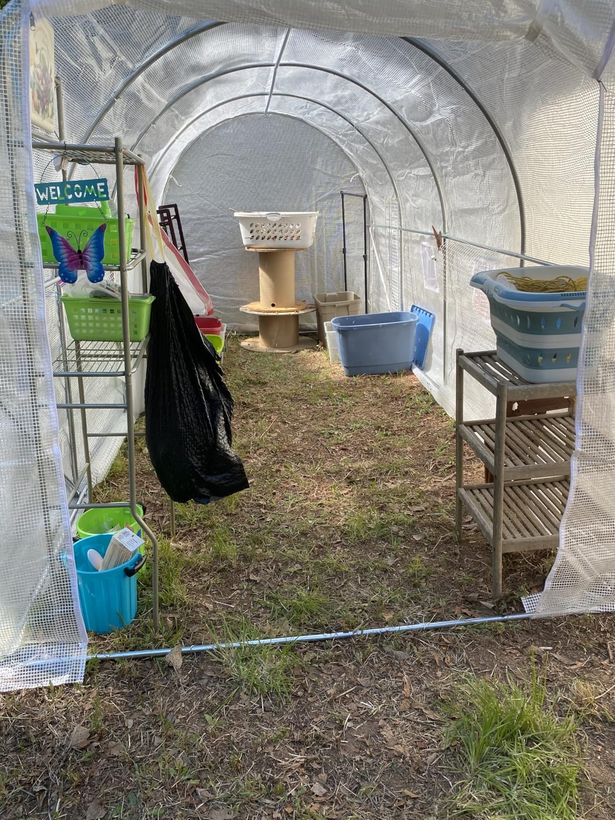 VEVOR Walk-in Tunnel Greenhouse, 9.6x6.4x6.2 ft Hoop House Greenhouse Tunnel, Plant Hot House with Galvanized Steel Frame, White PE Cover, Roll-up Zipper Door and 6 Windows for Outdoor customer photo 2