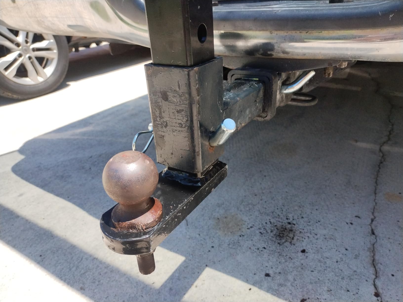 TYT Adjustable Tri-Ball Trailer Hitch for 2 inch Receiver, 5