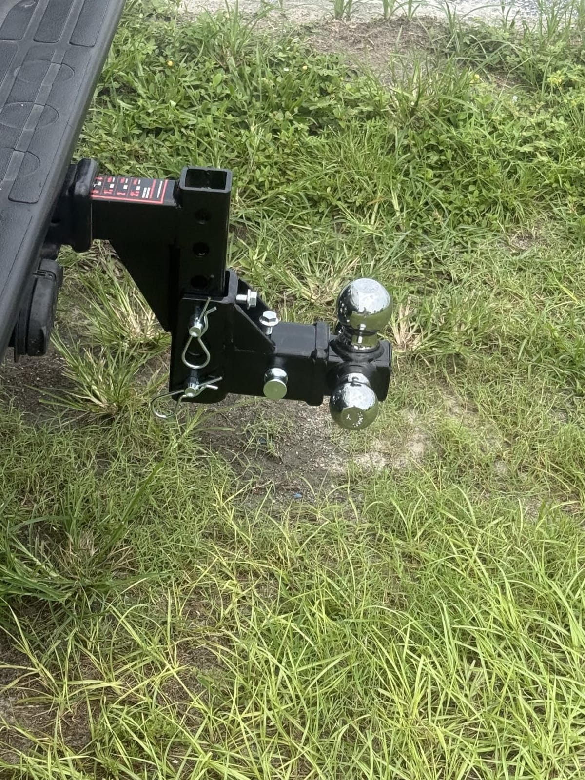 TYT Adjustable Tri-Ball Trailer Hitch for 2 inch Receiver, 5