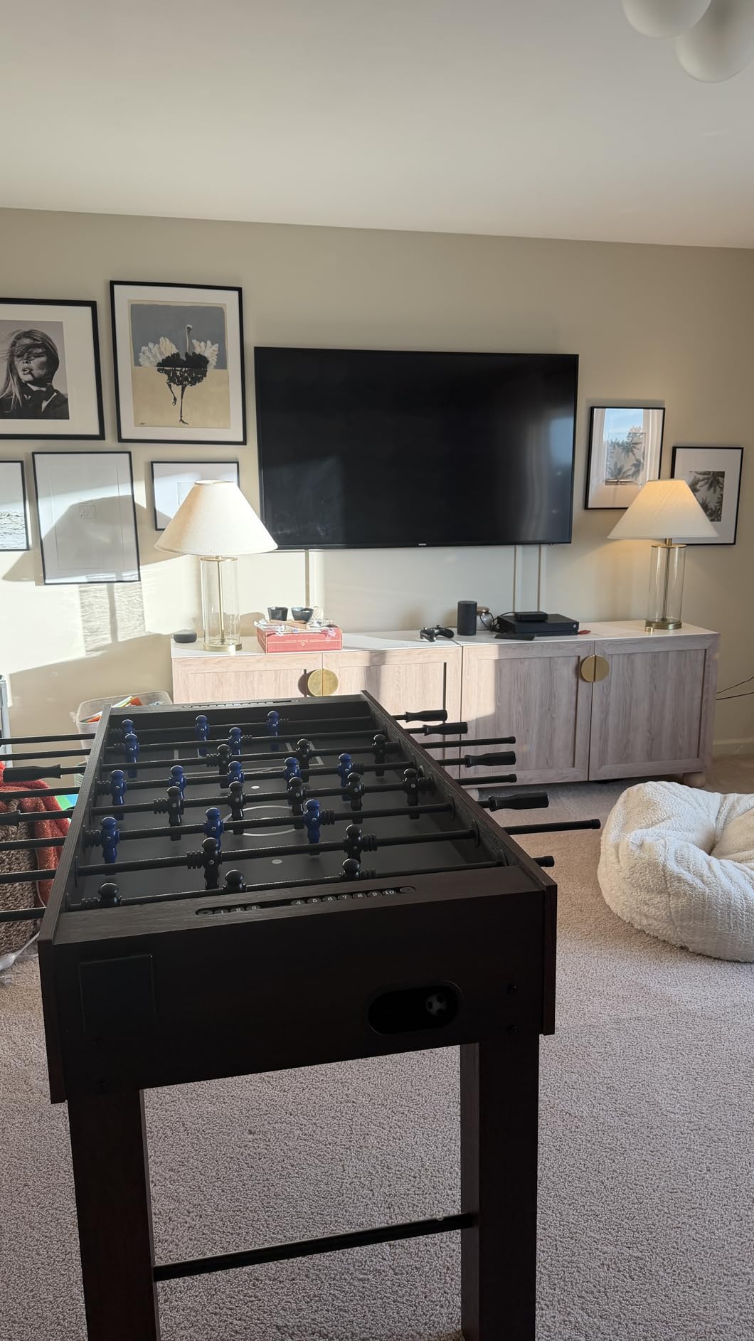 54 Inch Full Size Foosball Table for Home, Soccer Game Table customer photo 1