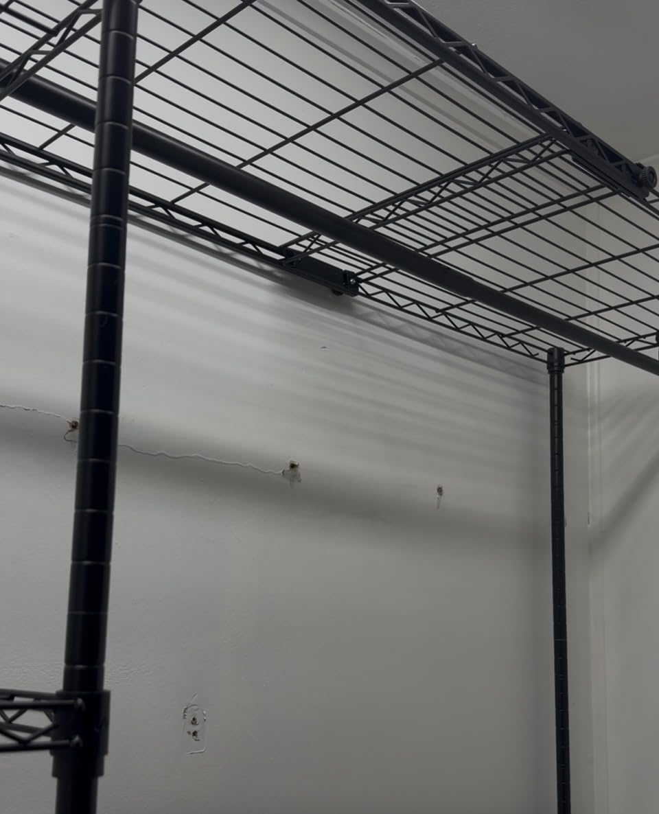 VIPEK X3 Expandable Heavy Duty Clothes Rack Closet Organizer System Black | Adjustable Shelves and Hanger Rods from 5'2