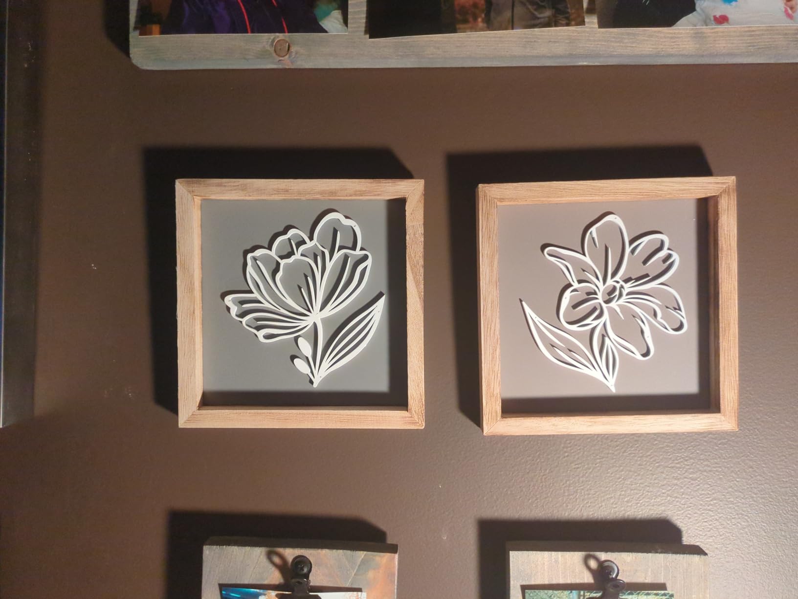 Tide and Tales 3d Framed Wall Art, Set of 4, Floral Boho Wall Decor | 7
