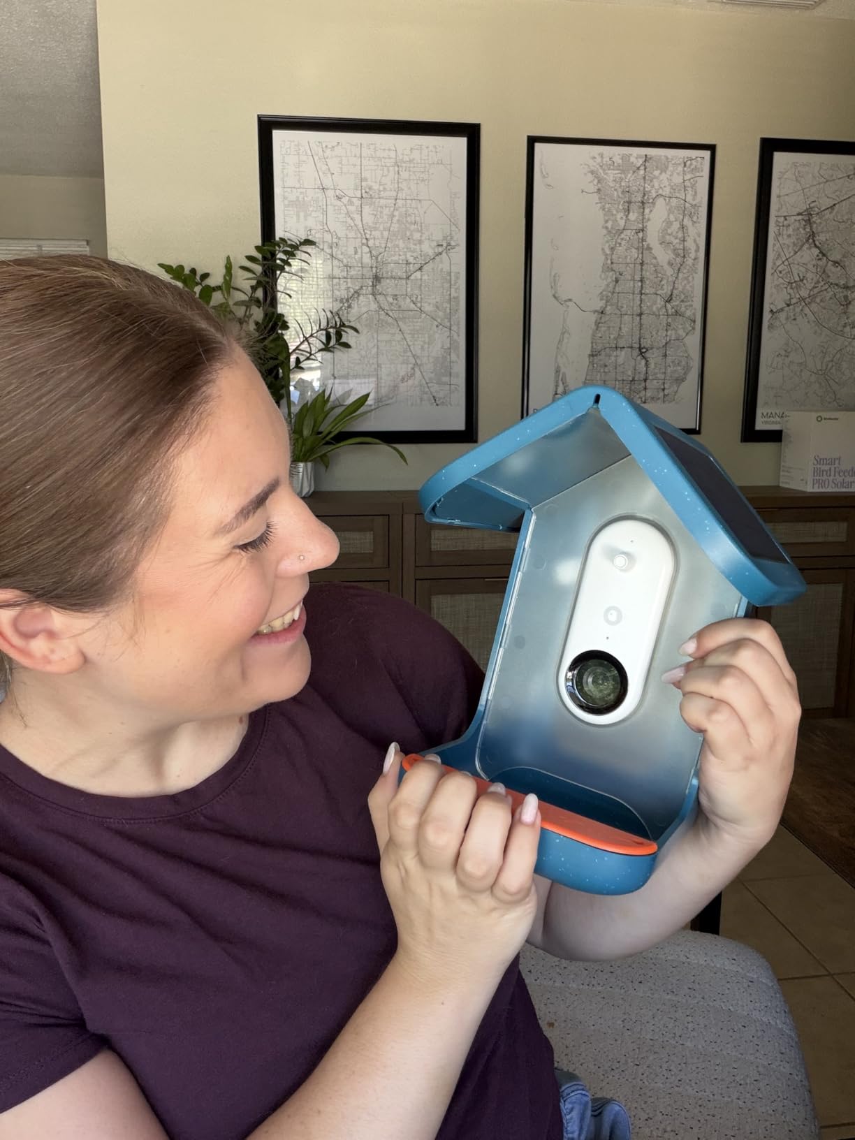 Birdbuddy Pro Solar Smart Bird Feeder with Camera, AI Bird ID, 2K Video customer photo 2