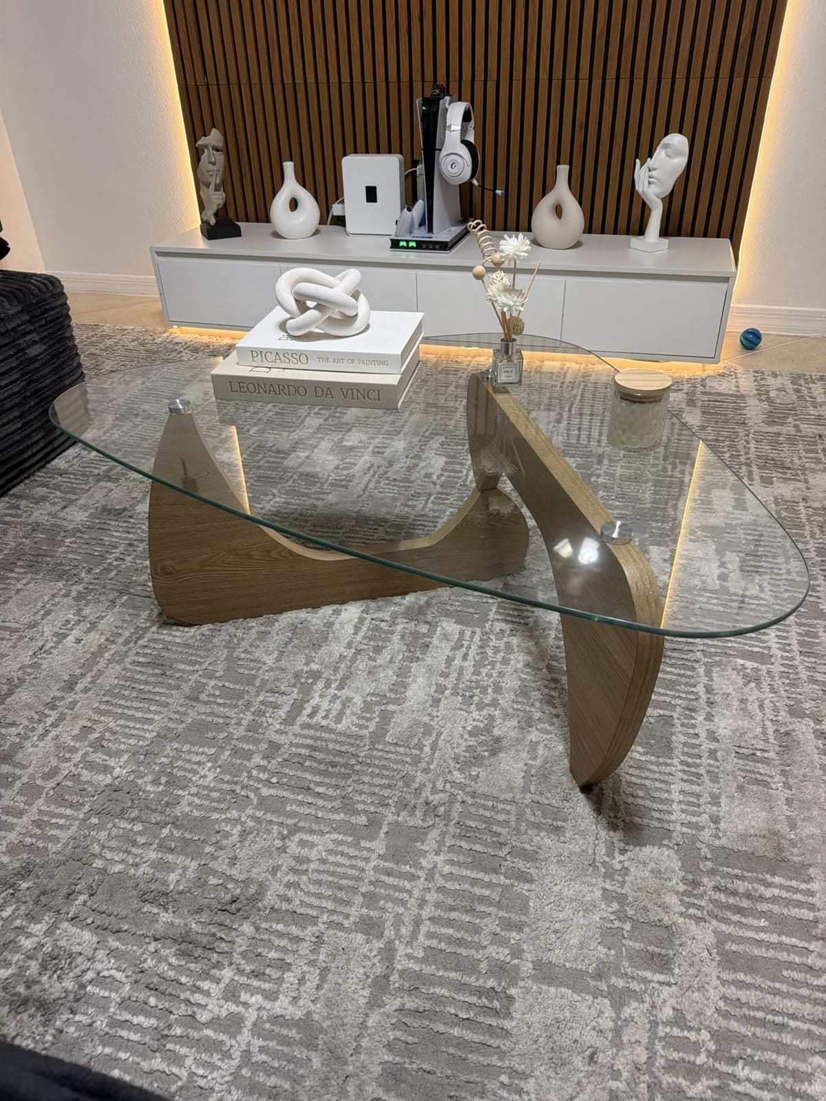 Honyee Modern Coffee Table, 42.5