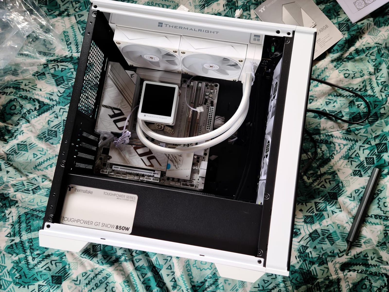 Thermaltake Toughpower GT 850W ATX 3.1 Standard Power Supply; 80 Plus Gold Efficiency; Smart Zero Fan; Native 450W PCIe 5.1 Connector; PS-TPT-0850FNFAGU-3; 5 Year Warranty customer photo 1