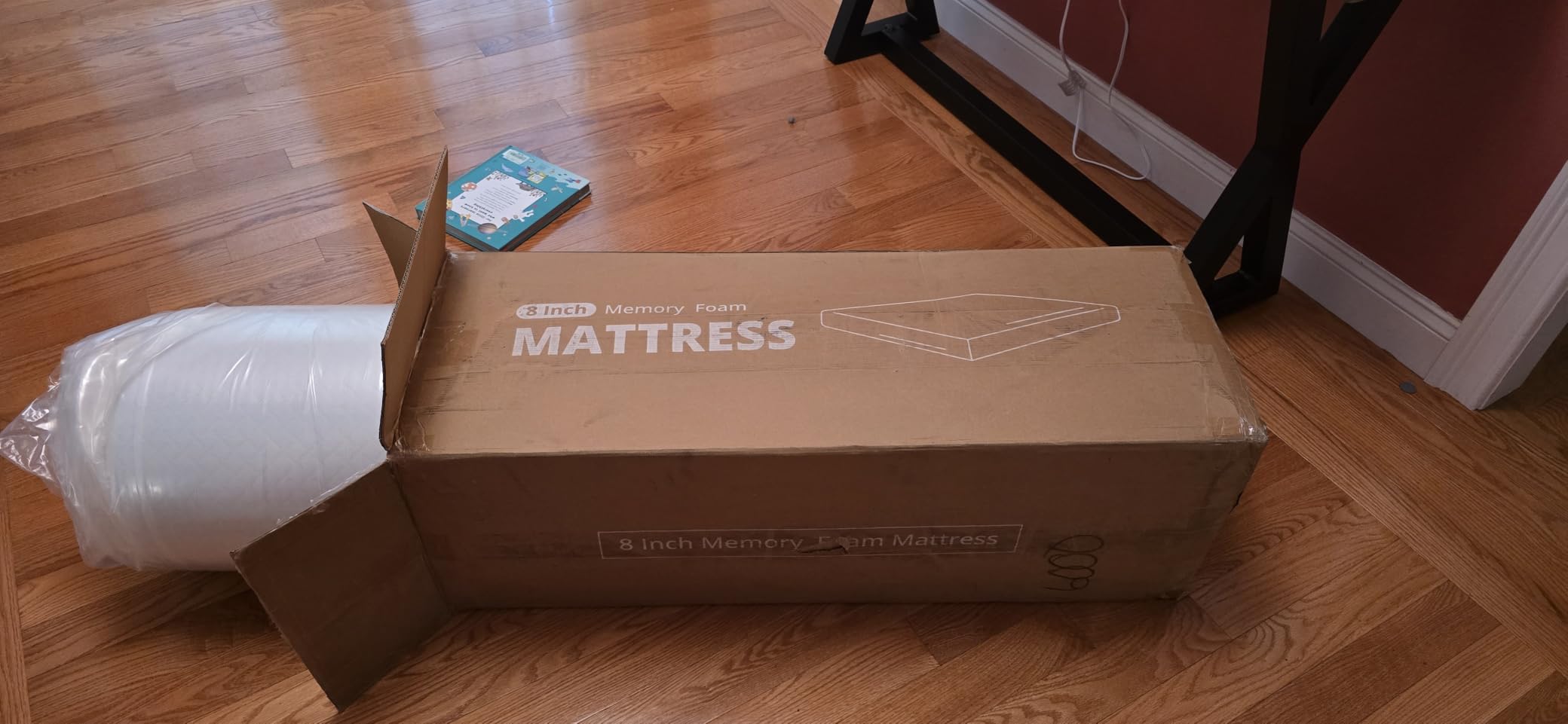 EGOHOME 8 Inch Twin Mattress, Memory Foam Mattress with Cooling Green Tea Gel, Medium Firm Support, CertiPUR-US Certified customer photo 2