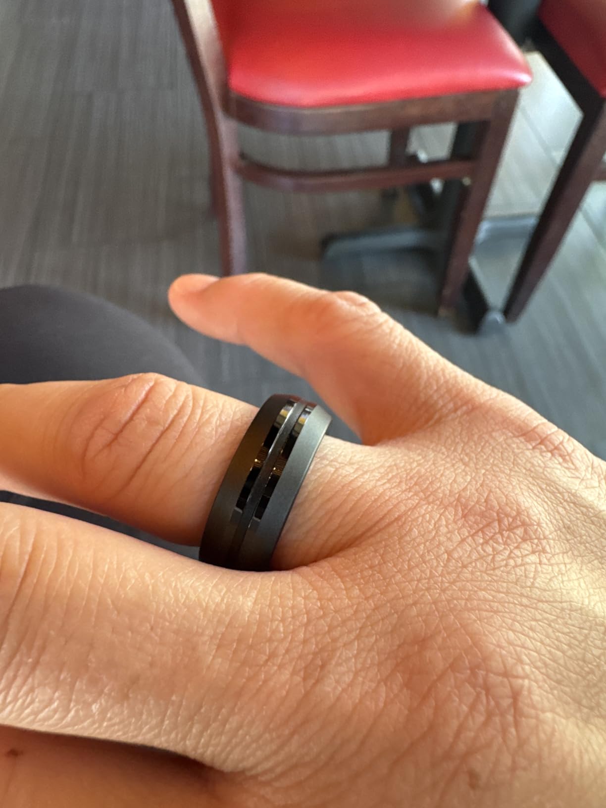 RENPHO Lynx Smart Ring, Subscription-Free App, Silver, Size 10 | All Day Sleep & Activity Tracking, Includes Charging Case, 7-Day Battery Life, Size Before You Buy customer photo 2