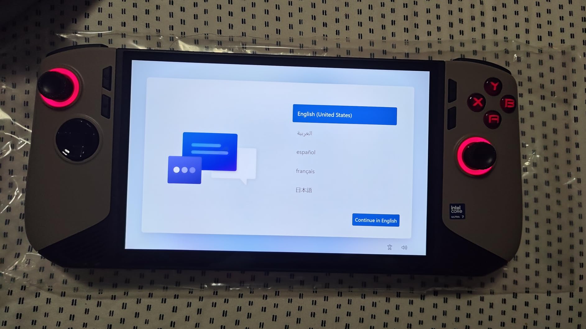 MSI Claw PC Gaming Handheld: Intel Ultra 7-258V, 8