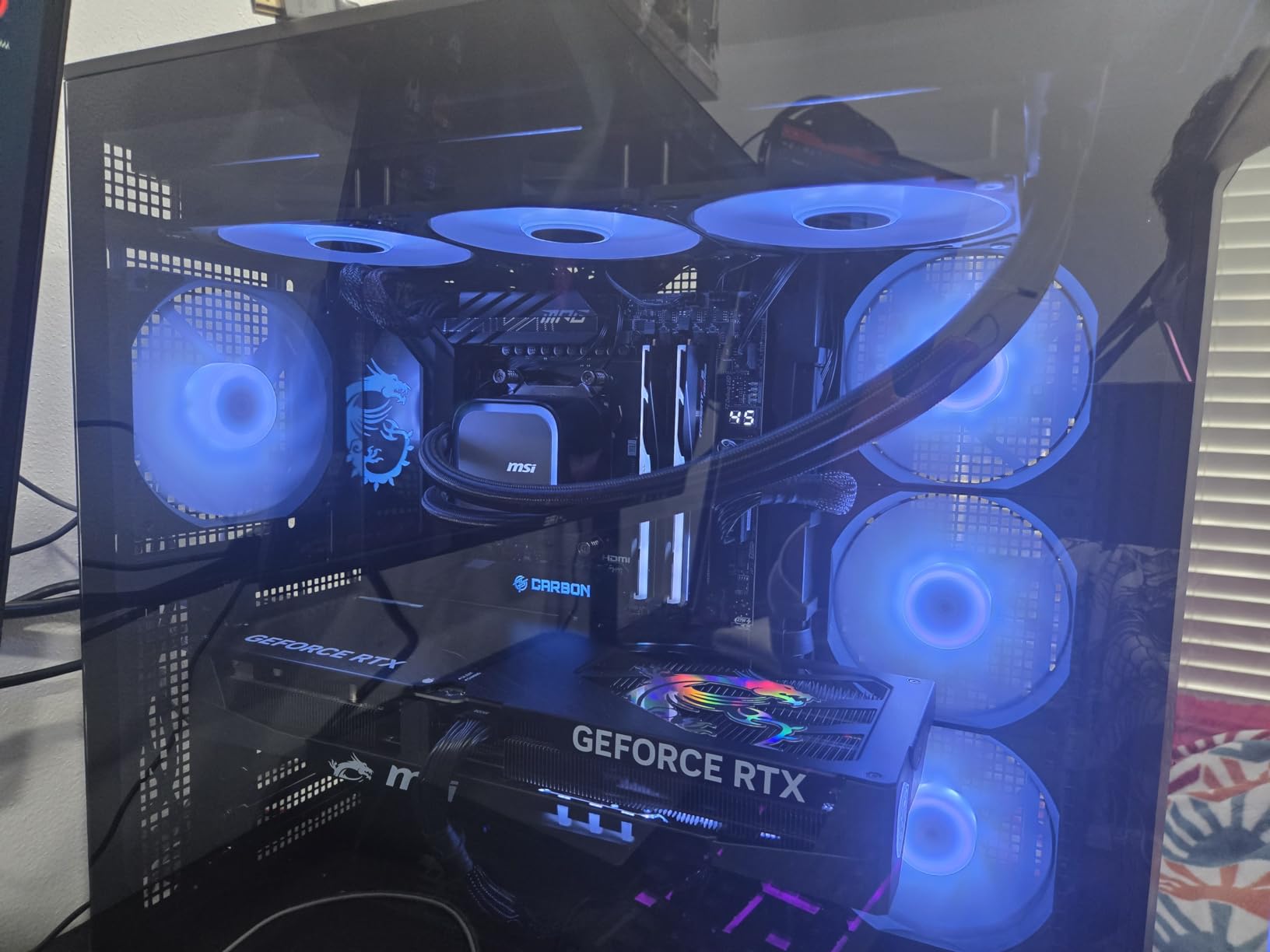 MSI MAG Coreliquid A13 360 - AIO ARGB CPU Liquid Cooler - 360mm Radiator - LGA 1700/1851 / AM5/AM4 Compatible - Triple 120mm ARGB PWM Fans, Black customer photo 2