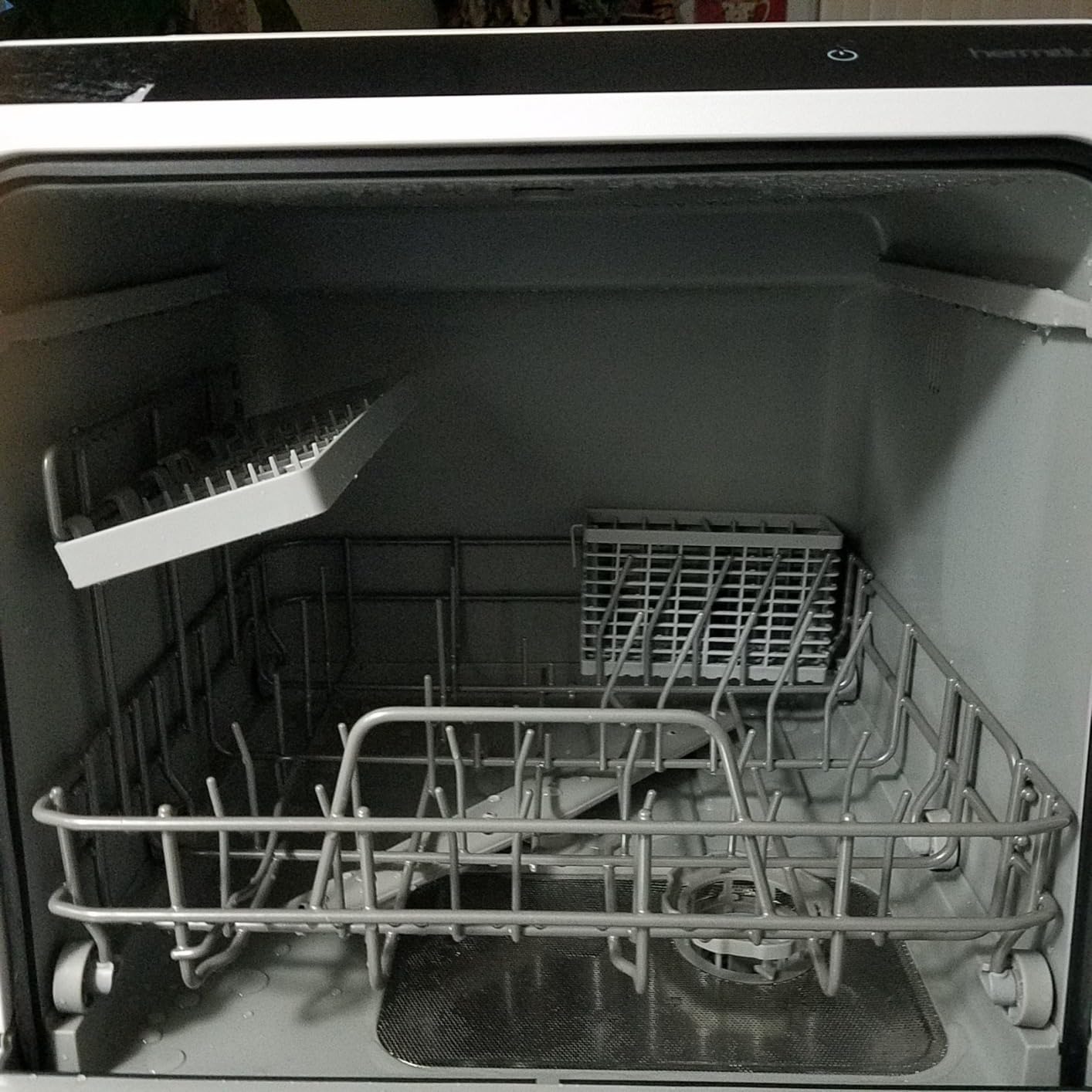 Hermitlux Countertop Dishwasher, 7 Washing Programs Portable Dishwasher | Mini Dishwashers with 5-Liter Built-in Water Tank , Glass Door, LED Light, No Hookup Needed for RV & Apartment Use customer photo 1