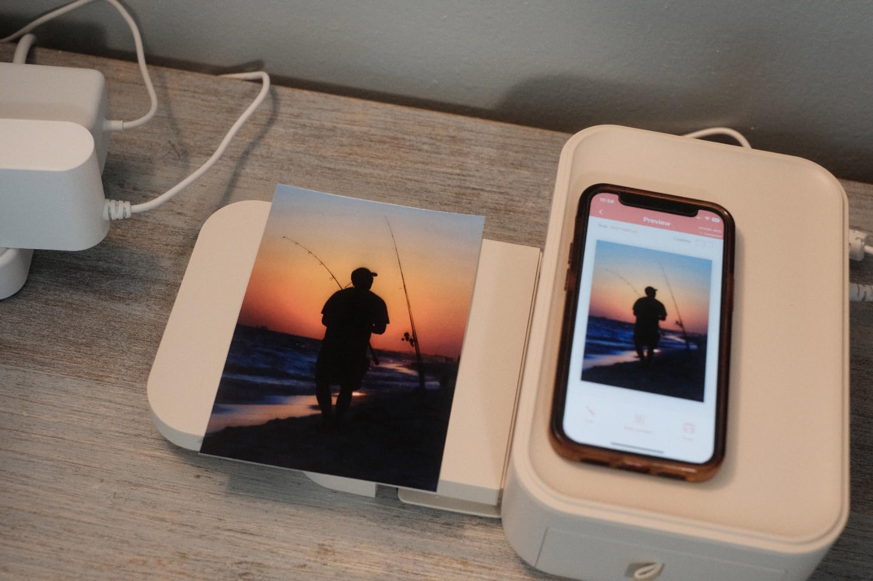 HPRT Photo Printer 4x6 with 108 Sheets Photo Paper & 2 Ribbons, Instant Picture Printer for iPhone & Android, Bluetooth, Wi-Fi, Dye Sublimation, Portable customer photo 2