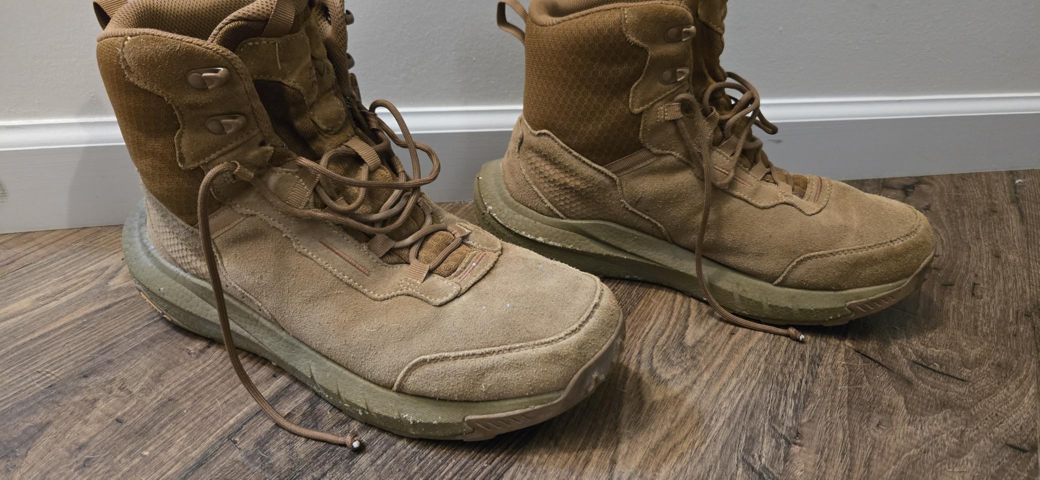 NORTIV 8 Men's Waterproof Tactical Work Boots Leather | Lightweight Cushion Sole Non-Slip Combat Boots with Arch Support customer photo 1