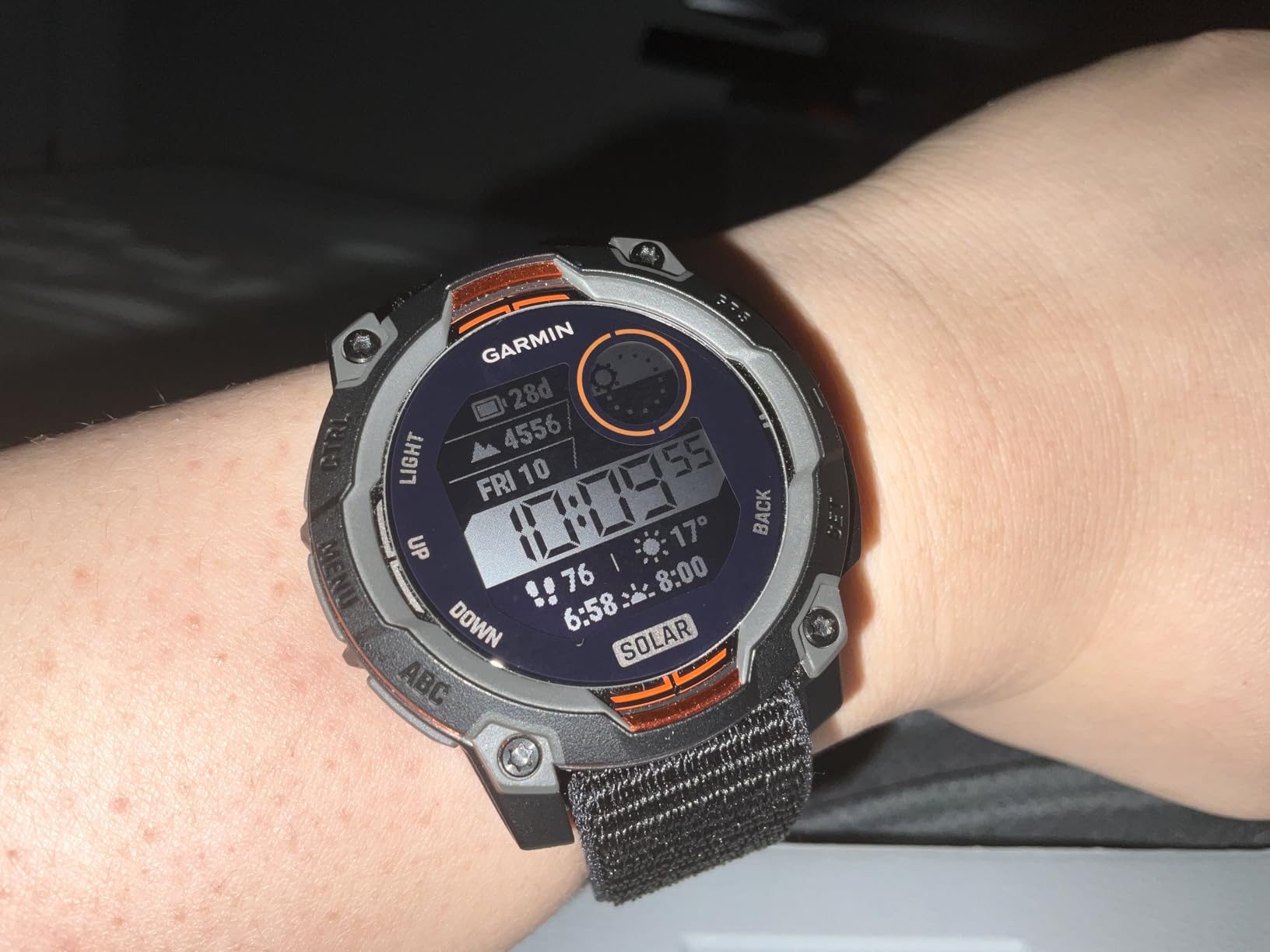 Garmin Instinct 3 Solar, Rugged GPS Smartwatch, 45mm, Black customer photo 2