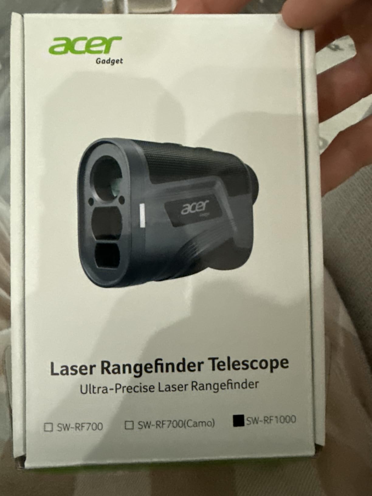 Acer Gadget Golf Rangefinder with Slope On/Off, 800/1200Yards, Golf Gifts | 6X Magnification with Flag Pole Locking Vibration, Rechargeable Battery with Magnetic Stripe, Golf Accessories for Men. customer photo 1