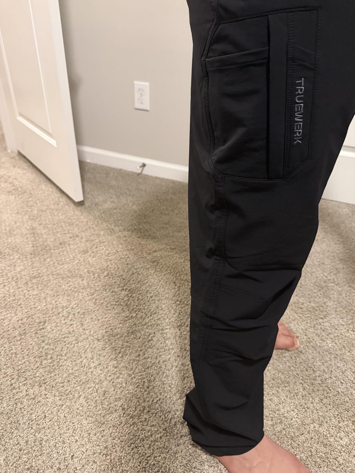 TRUEWERK Men's T2 WerkPant - Three-Season Work Pants, 4-Way Stretch | Double-Woven Softshell, Water-Resistant, Windproof, 9 Pockets, Articulated Knees customer photo 2