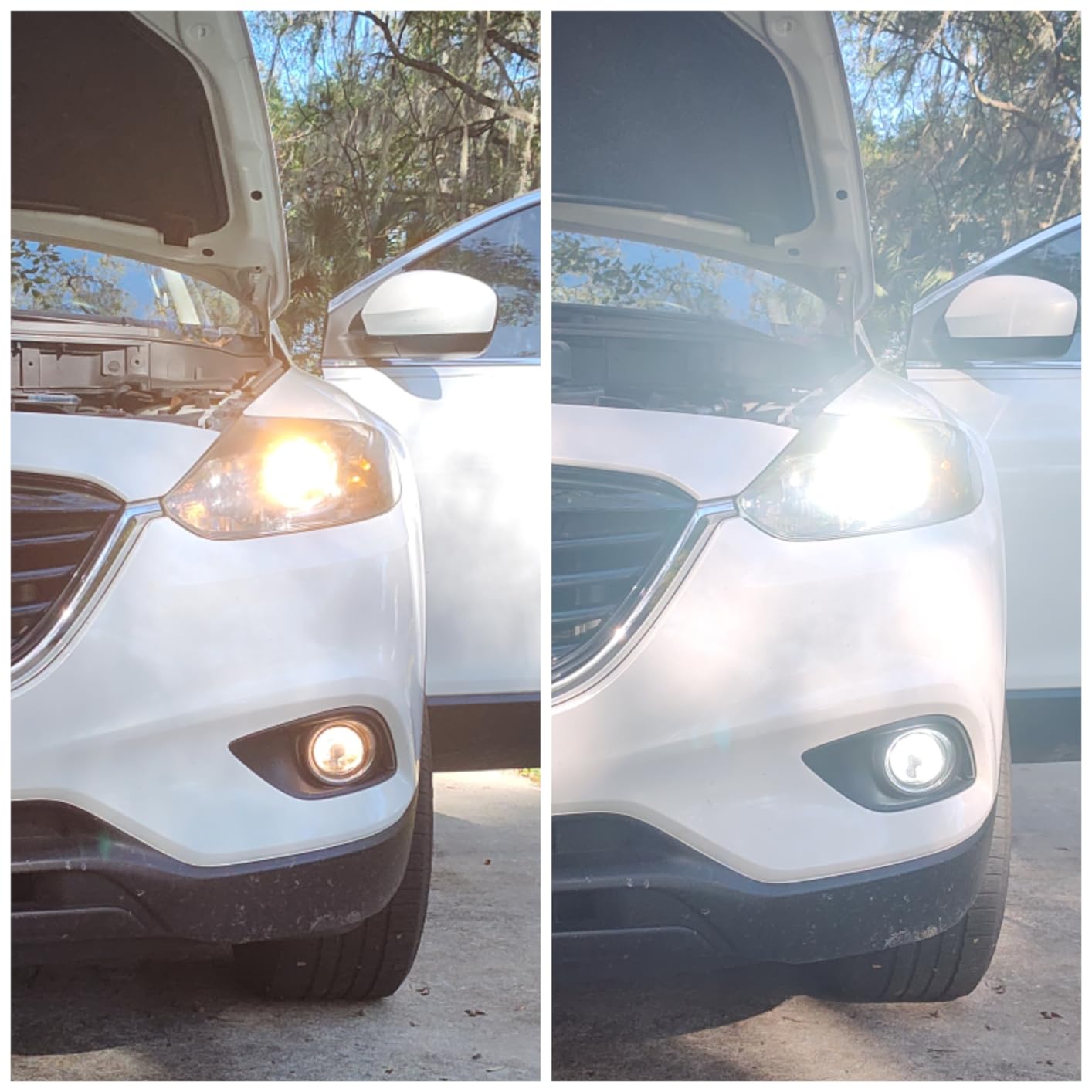 SEALIGHT 9005/HB3 H11/H9/H8 Light Bulbs Combo and F1 H11 LED Fog Light Bulbs 100,000LM Ultra-Bright 6500K 9005 H11 Bulbs with 25000RPM Cooling Fan, 360° Illumination, True Plug-N-Play, Pack of 6 customer photo 2