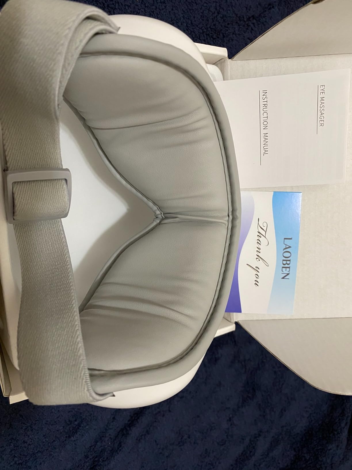 LAOBEN Eye Massager with Heat-5 Massage Modes for Dry Eye & Improve Sleep | Eye-Friendly Materials, Portable 180° Folding & Light-Blocking Design, Reduce Strain for Office, Travel, Gift for Women Men customer photo 2