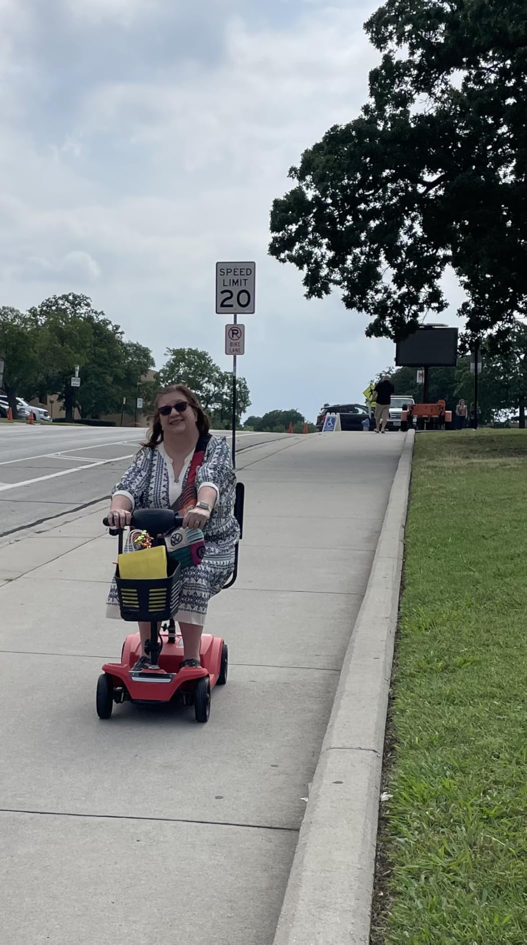WAYCARE Mobility Scooter for Adults & Seniors, 330 lb, 15-Mile Range, Blue | 4-Wheel Electric Mobility Scooter | 250W Motor | 330 lb Capacity | 15-Mile Range | 8-Inch Solid Tires | IPX4 customer photo 1