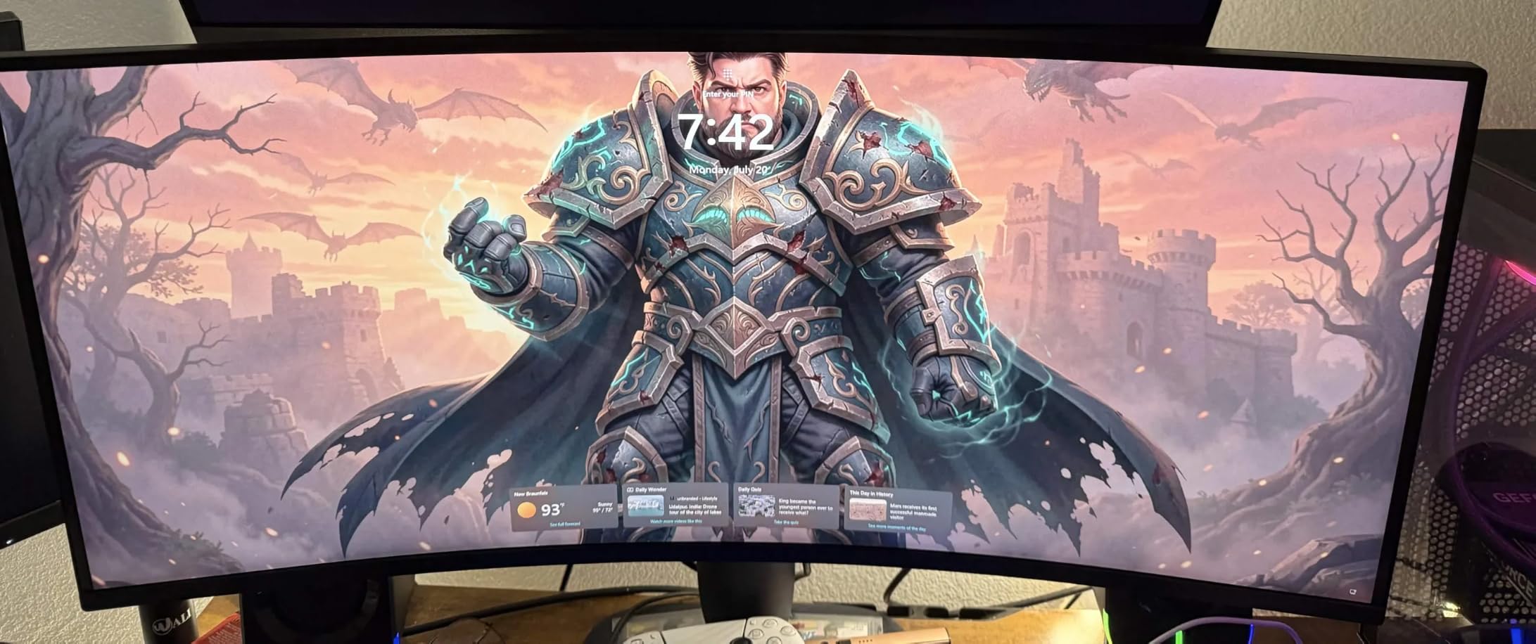 Alienware 34 Curved Gaming Monitor - AW3425DWM - 34-inch WQHD 180Hz 1ms Display, 1500R, AMD FreeSync Premium, VESA AdaptiveSync. customer photo 1