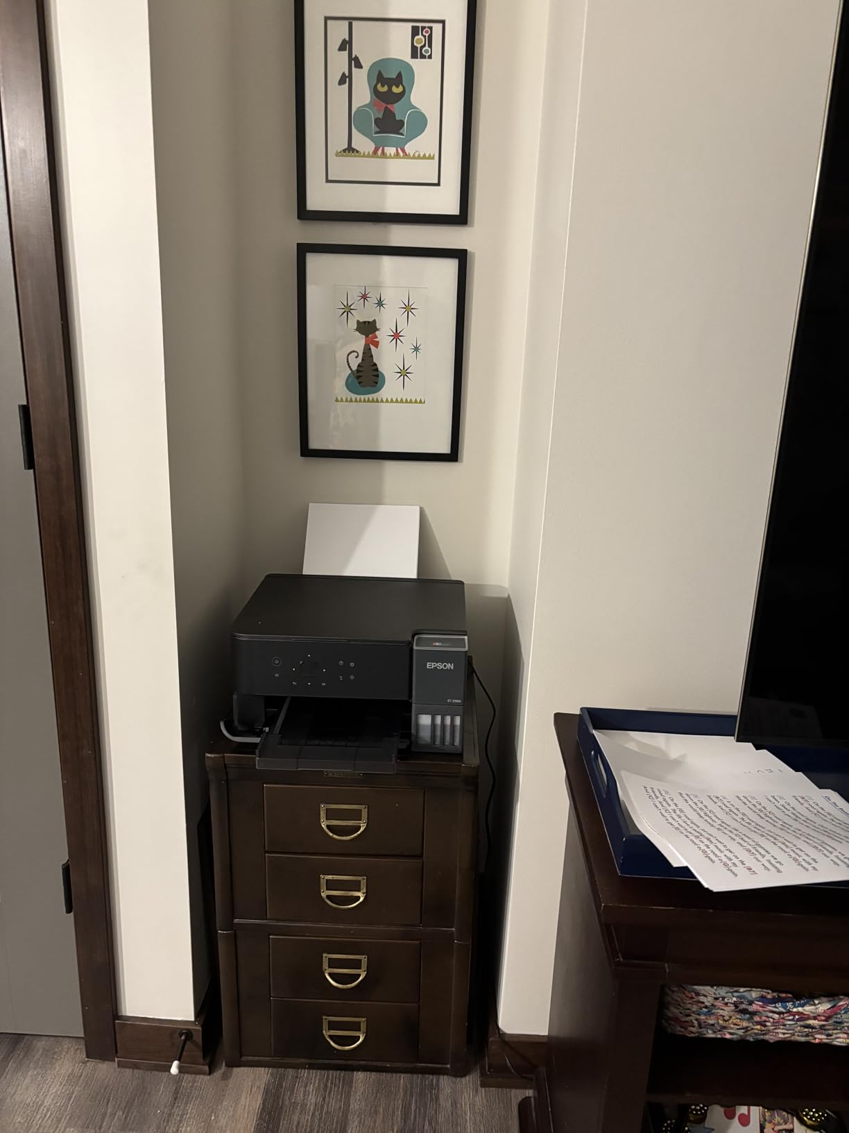 Epson EcoTank ET-2980 Wireless All-in-One Color Supertank Printer with Refillable Ink Tanks, 3 Years of Ink, Mobile Printing, 15 PPM, Color Touchscreen, Auto 2-Sided, White customer photo 1