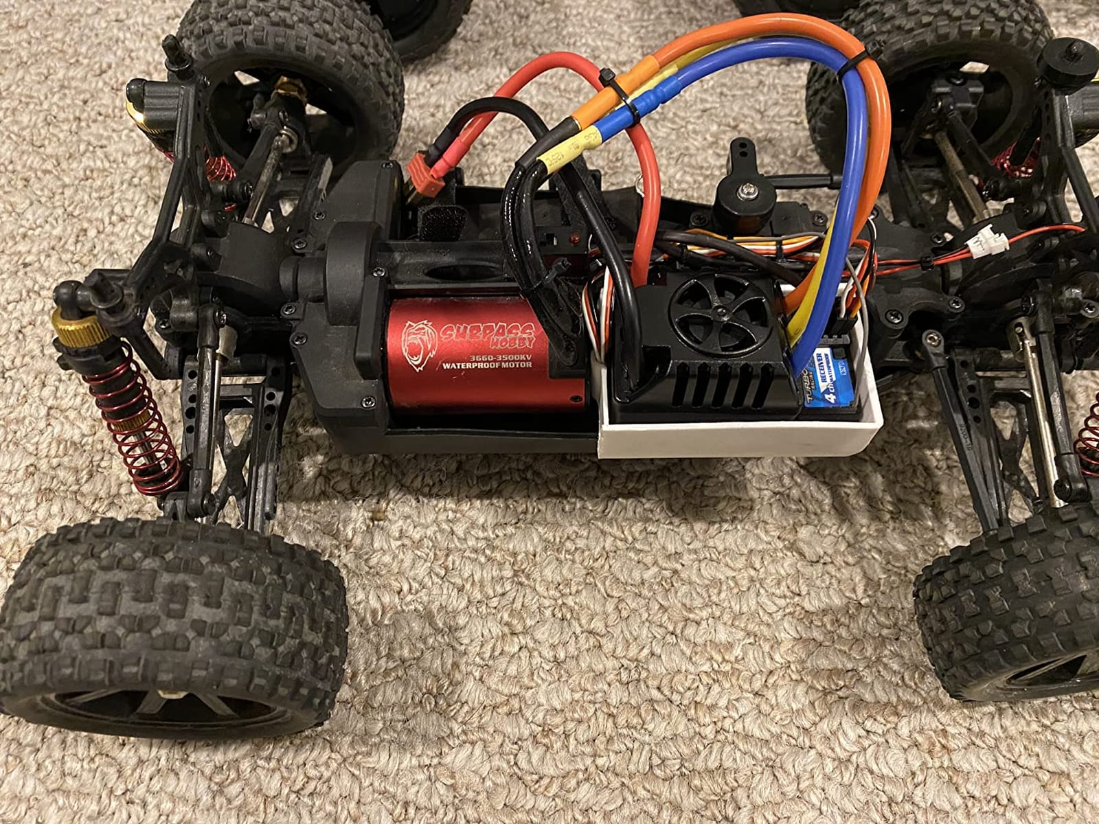 DEERC 9309E RC Cars for Adults 40KPH,All Terrain Fast Remote Control Car | 1/16 Remote Control Monster Truck,2.4Ghz 4WD Waterproof Electric High Speed Car, Monster Truck W/2 Batteries for Boys & Kids customer photo 2