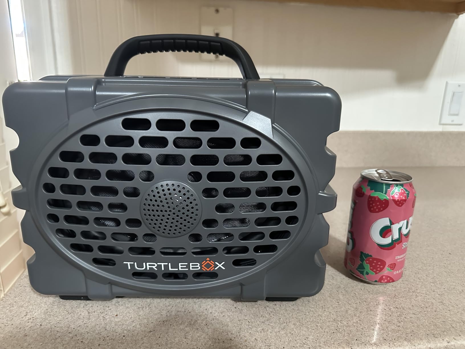 Turtlebox Original Gen 3 Outdoor Bluetooth Speaker, Waterproof, Tan | Midsize Flagship, Rugged and Portable, Plays to 120dB, IP-67, 25hr+ Battery Life, Unlimited Pairing for Full Stereo customer photo 2