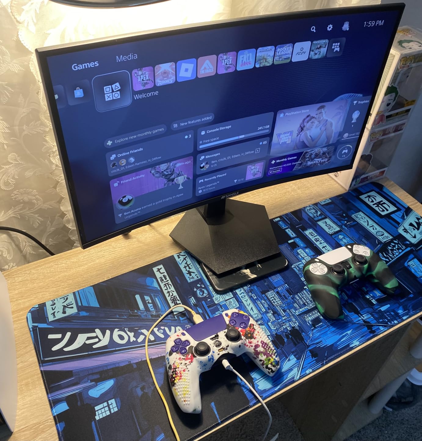 SANSUI 34 Inch 240Hz Ultrawide Curved Gaming Monitor UWQHD 3440×1440, 21:9 2K Curved Monitor 1500R,HDR400,Fast VA, PIP/PBP,AI Crosshair,AIPQ(Visual Enhance),MPRT 1ms,HDMI2.1 * 2,DP1.4 * 2 customer photo 1
