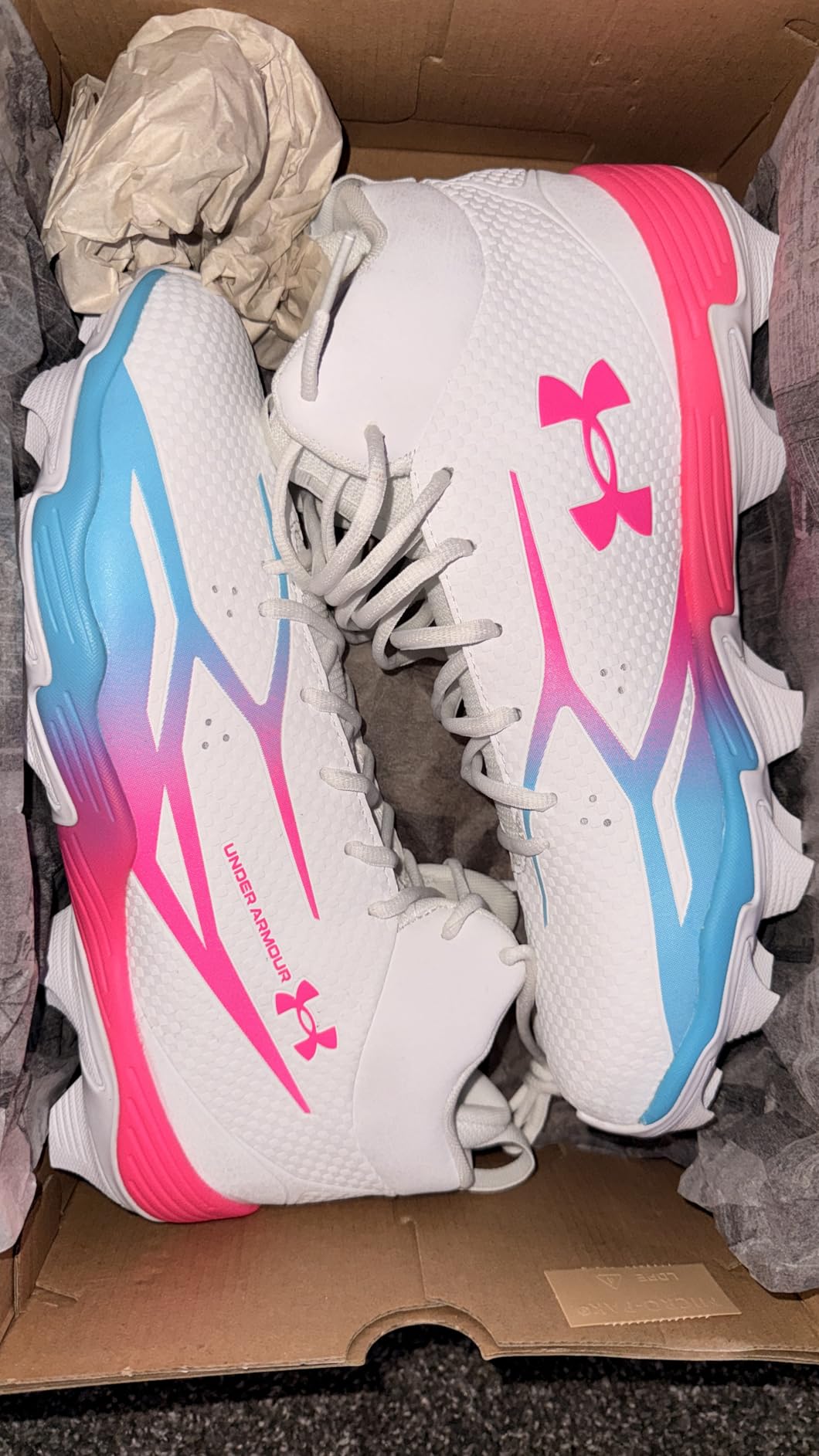 Under Armour Men's Spotlight Hammer Football Cleats customer photo 1