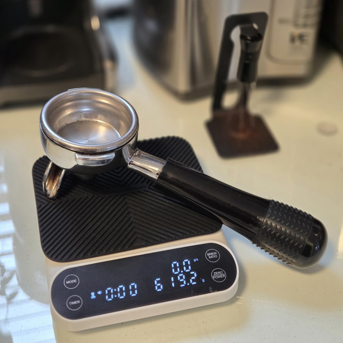 Maestri House S3 Pour Over Coffee Scale with Timer, 3kg/0.1g | Coffee Scale with 3 Brew Modes, Adjustable 1:1-1:18 Ratios and Real-Time Flow Rate for Pour-Over, Espresso or French Press customer photo 1