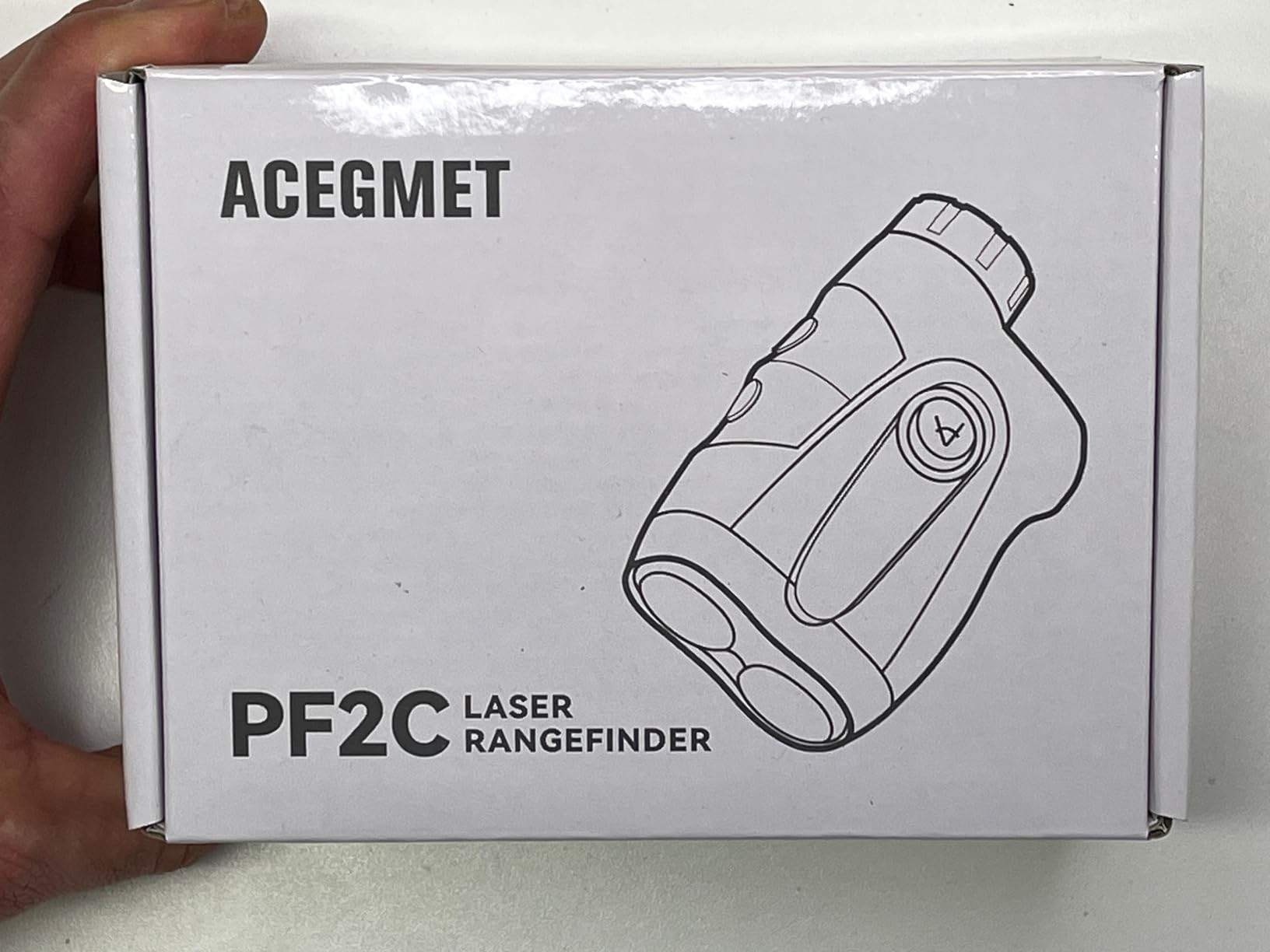 ACEGMET PFS5 Golf Range Finder, Slope & Triangulation, Magnetic, 1300 Yards | 7X Magnification, Flag Lock Vibration, Red & Black Display, Dual Power, IP65 Laser Rangefinder Golf Gifts, Case Included customer photo 2