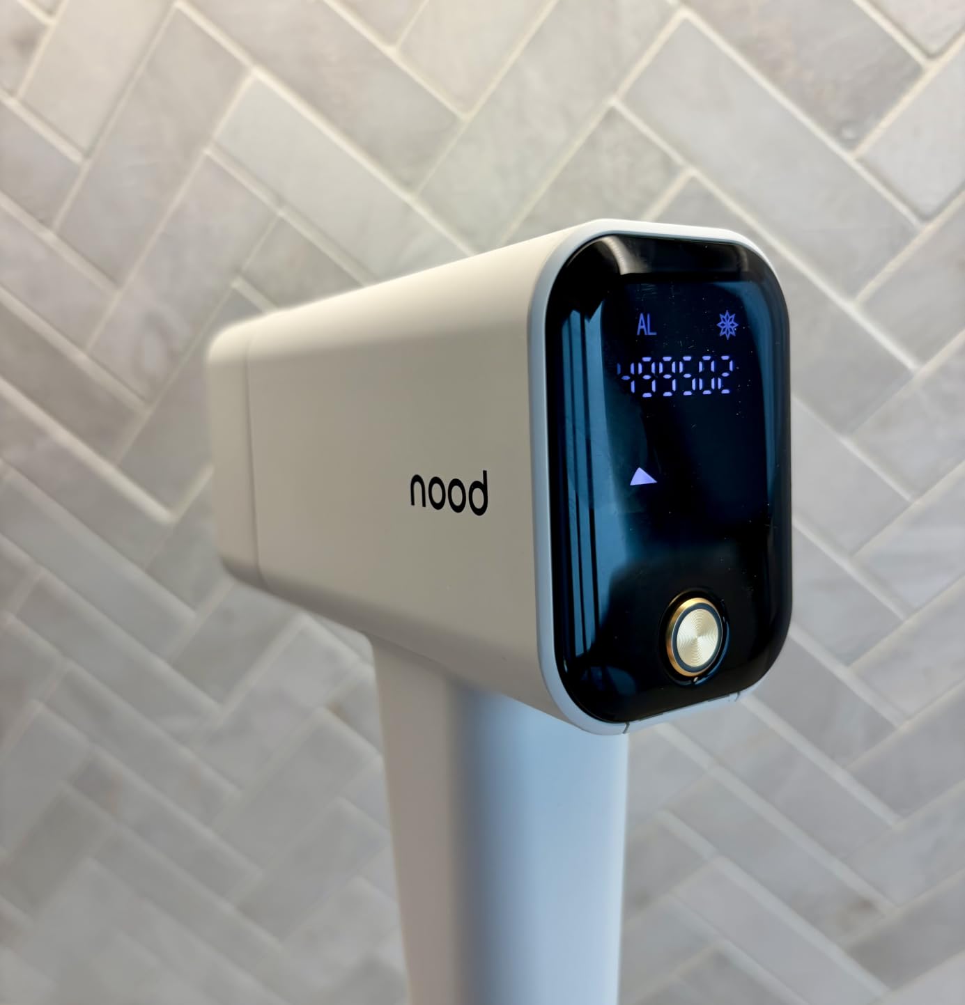 Nood Flasher Pro | IPL Laser Hair Removal Device, Forbes Best Product 2026 | Clinical-Grade Permanent Results At Home, CryoSoothe Tech with 5 Power Settings, Pain-Free 10 Min Sessions, Works Everywhere customer photo 2