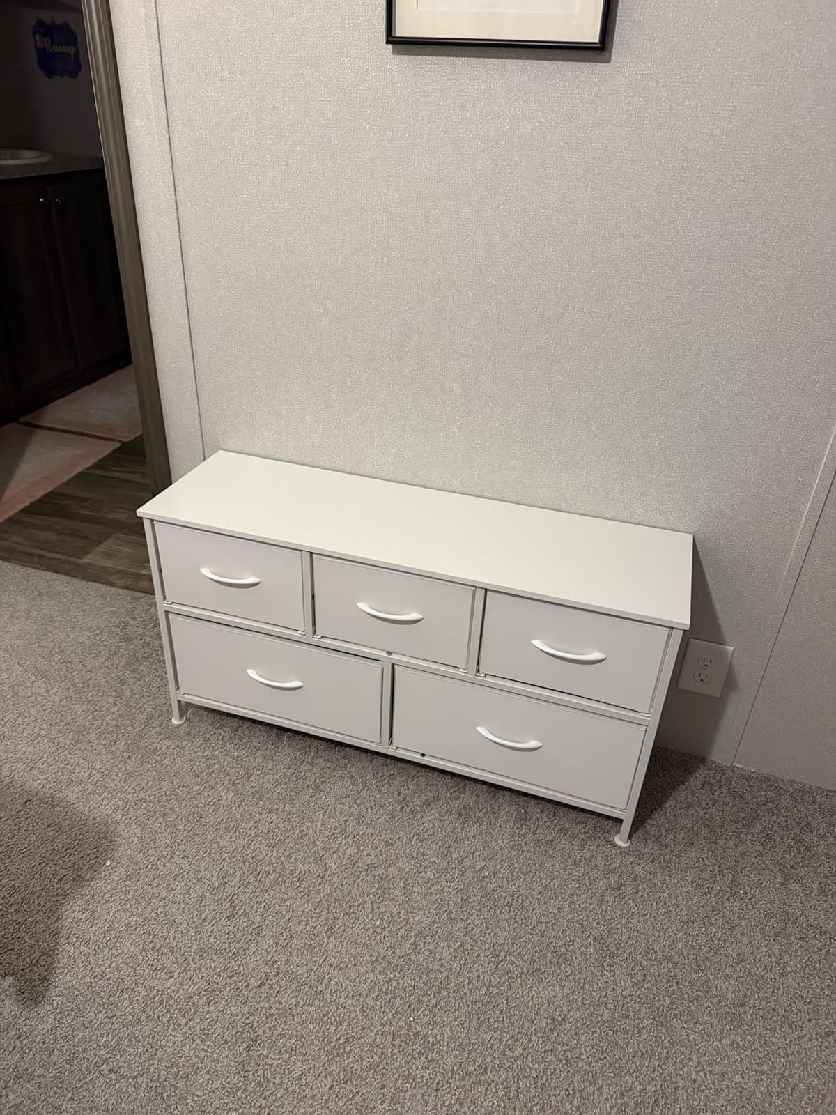 SONGMICS BELLAH Collection - Dresser for Bedroom, Chest of Drawers, Storage Organizer Unit, Closet, Entryway, Steel, 8 Drawers, Modern, Ebony Black ULGS124B01S customer photo 2